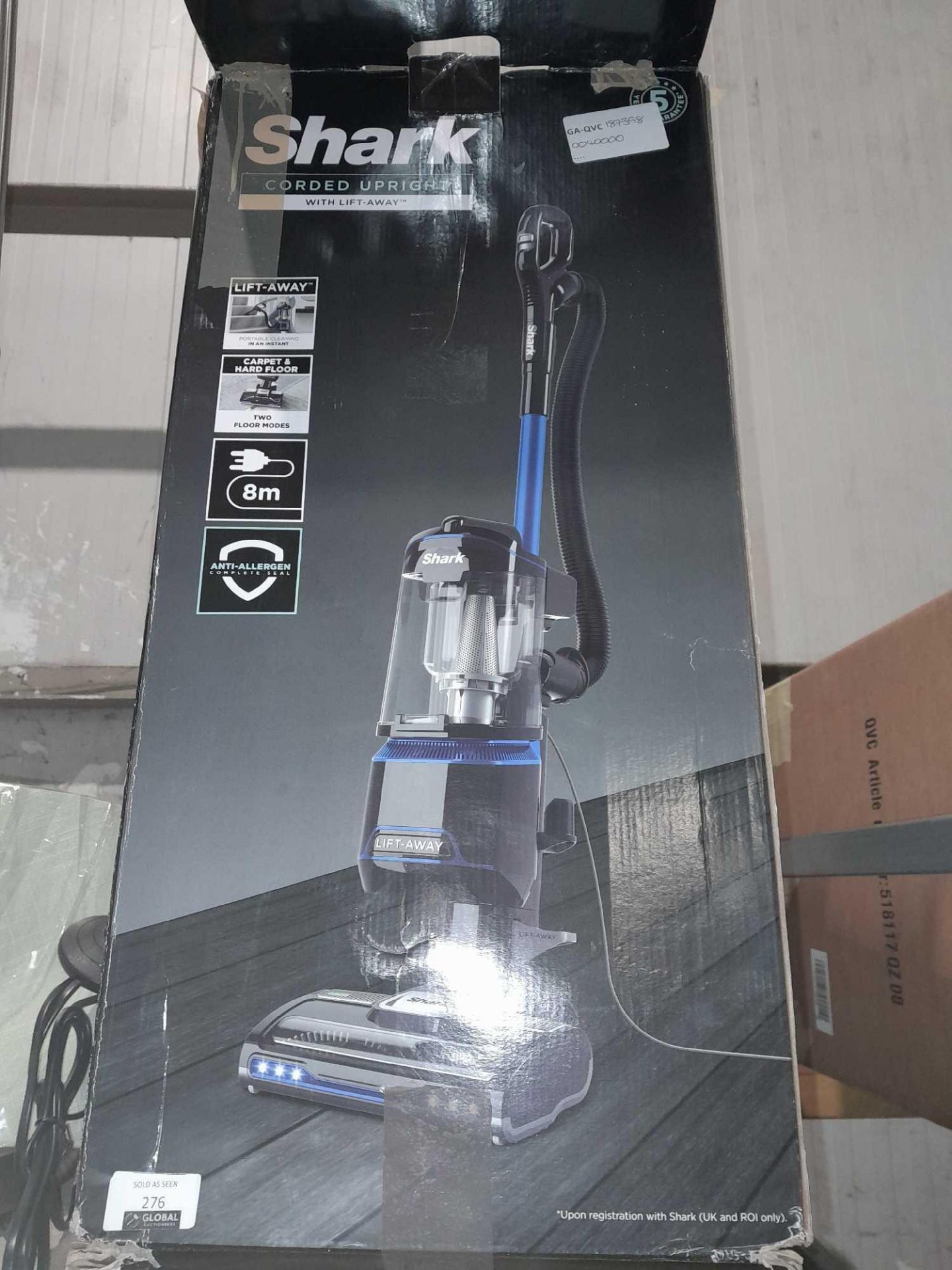 RRP £400 Boxed Shark Corded Upright Vacuum(Used) - Image 2 of 2