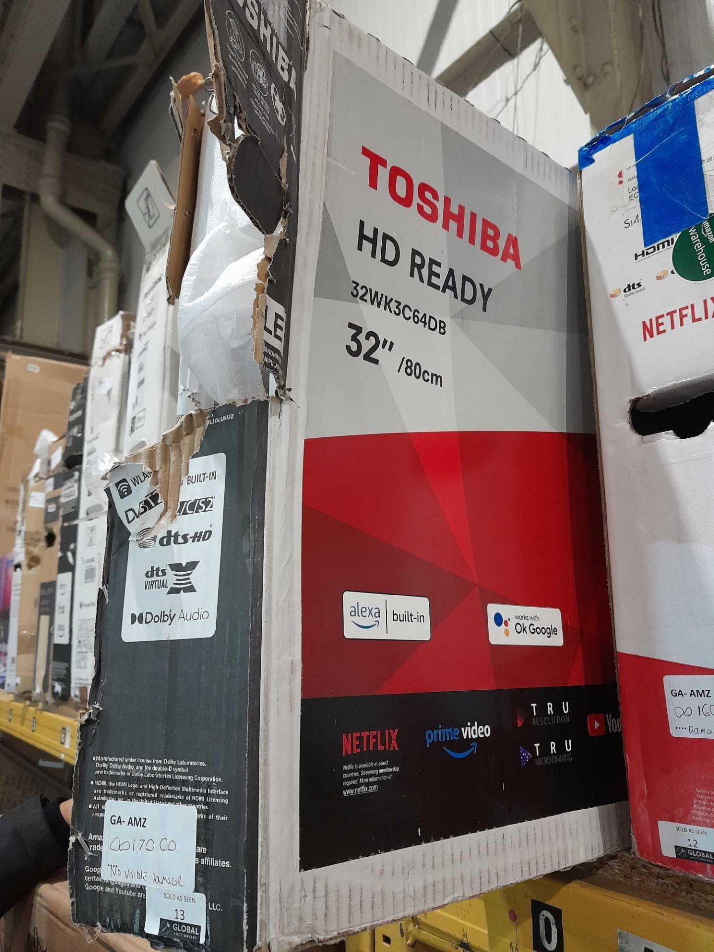 RRP £130 Boxed Toshiba 32" 720P Hd Ready Tv - Image 2 of 2