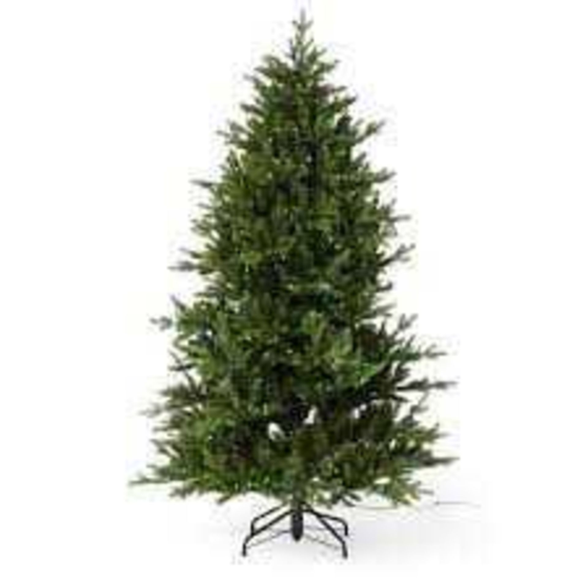 RRP £520 Boxed Santa's Best 116 Function Pre-Lit Gumdrop Auburn Christmas Tree