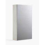 RRP £100 Boxed John Lewis Stainless Steel Single Cabinet