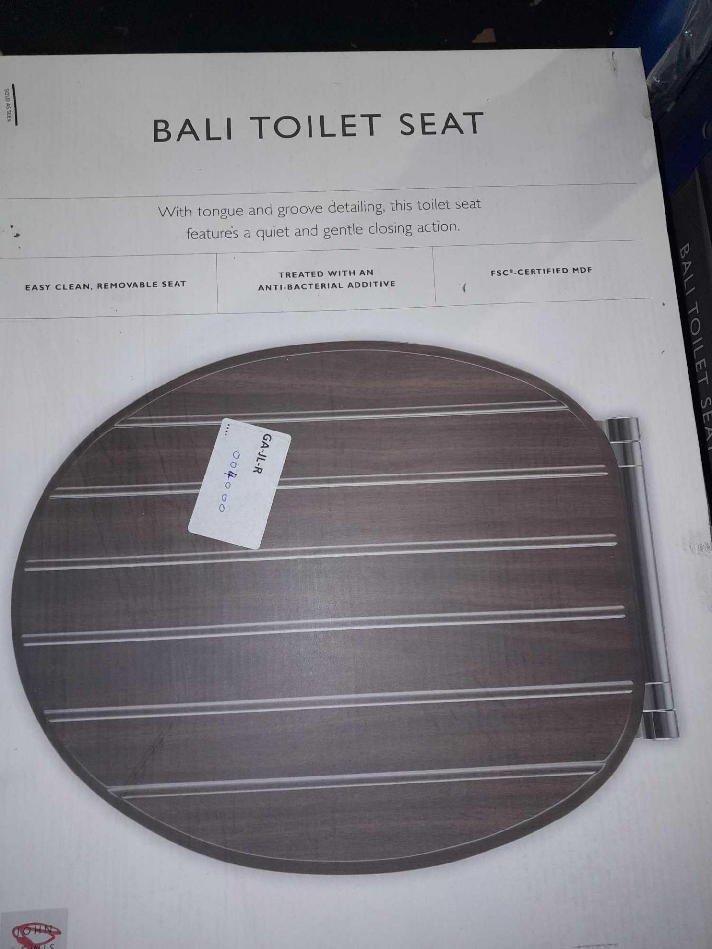 RRP £160 Lot To Contain 4 Boxed John Lewis Bali Toilet Seats (New) - Image 2 of 2