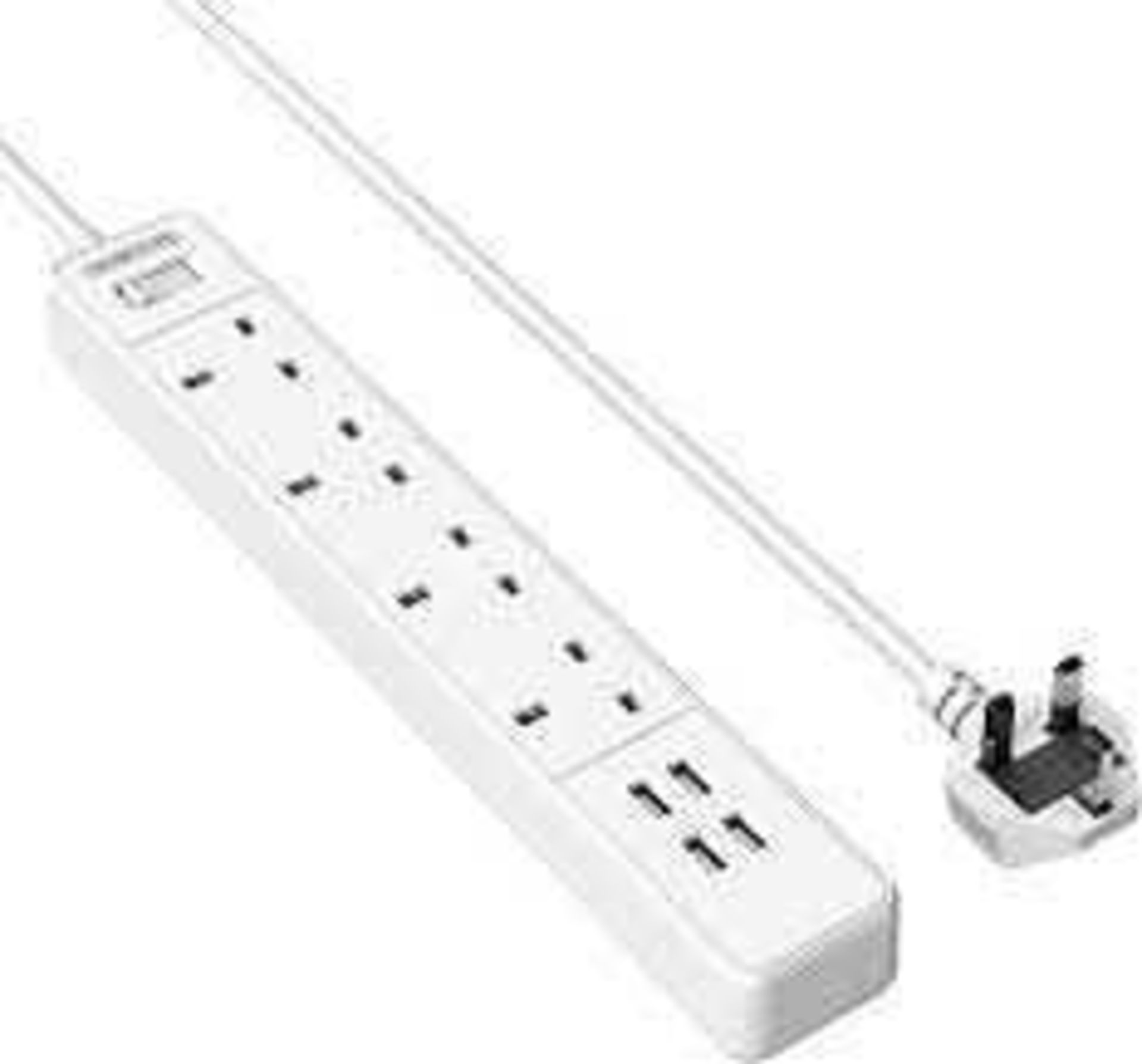 RRP £200 Powerboard 1M Extension Leads White