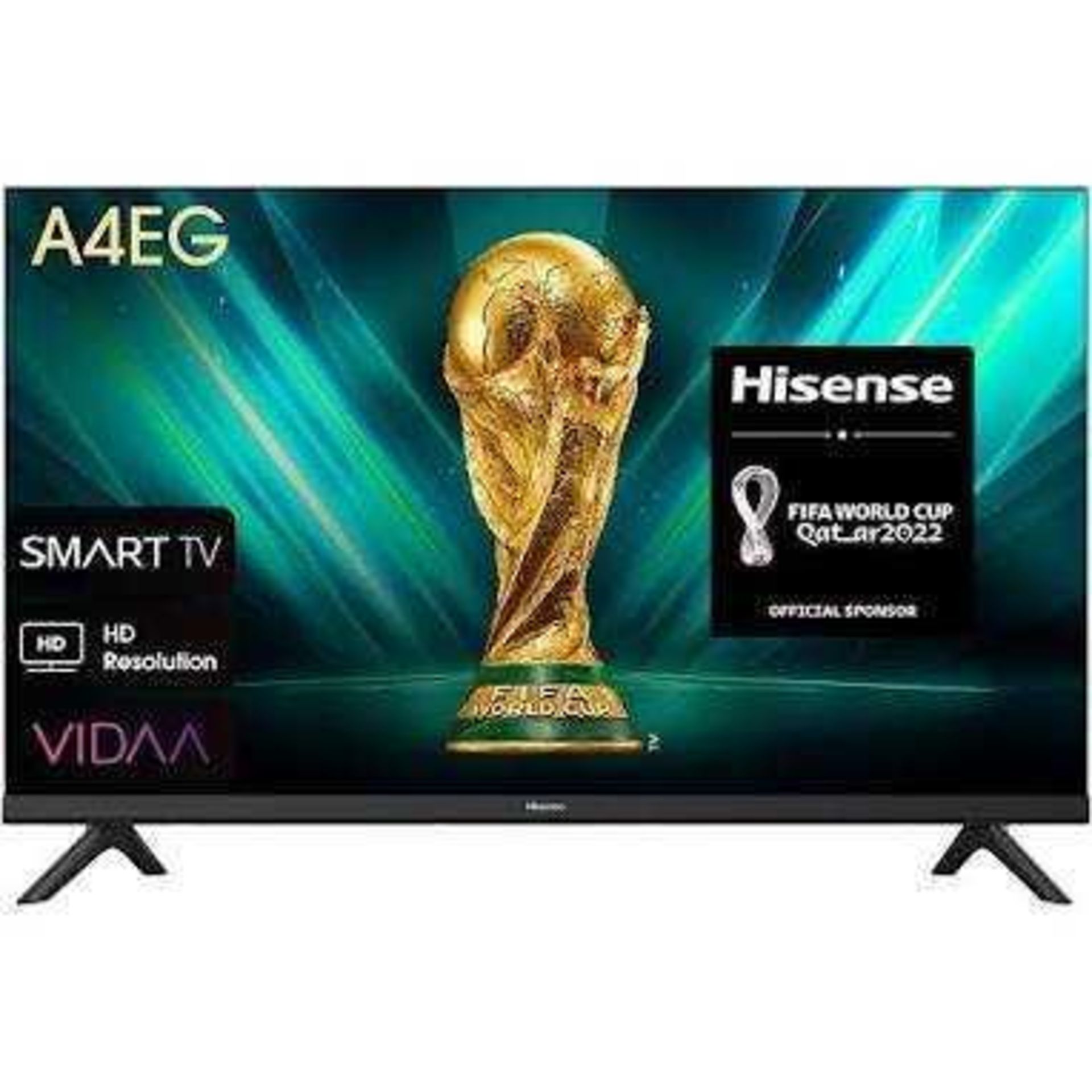 RRP £300 Hisense 32" Hd Tv 32A4Egtuk