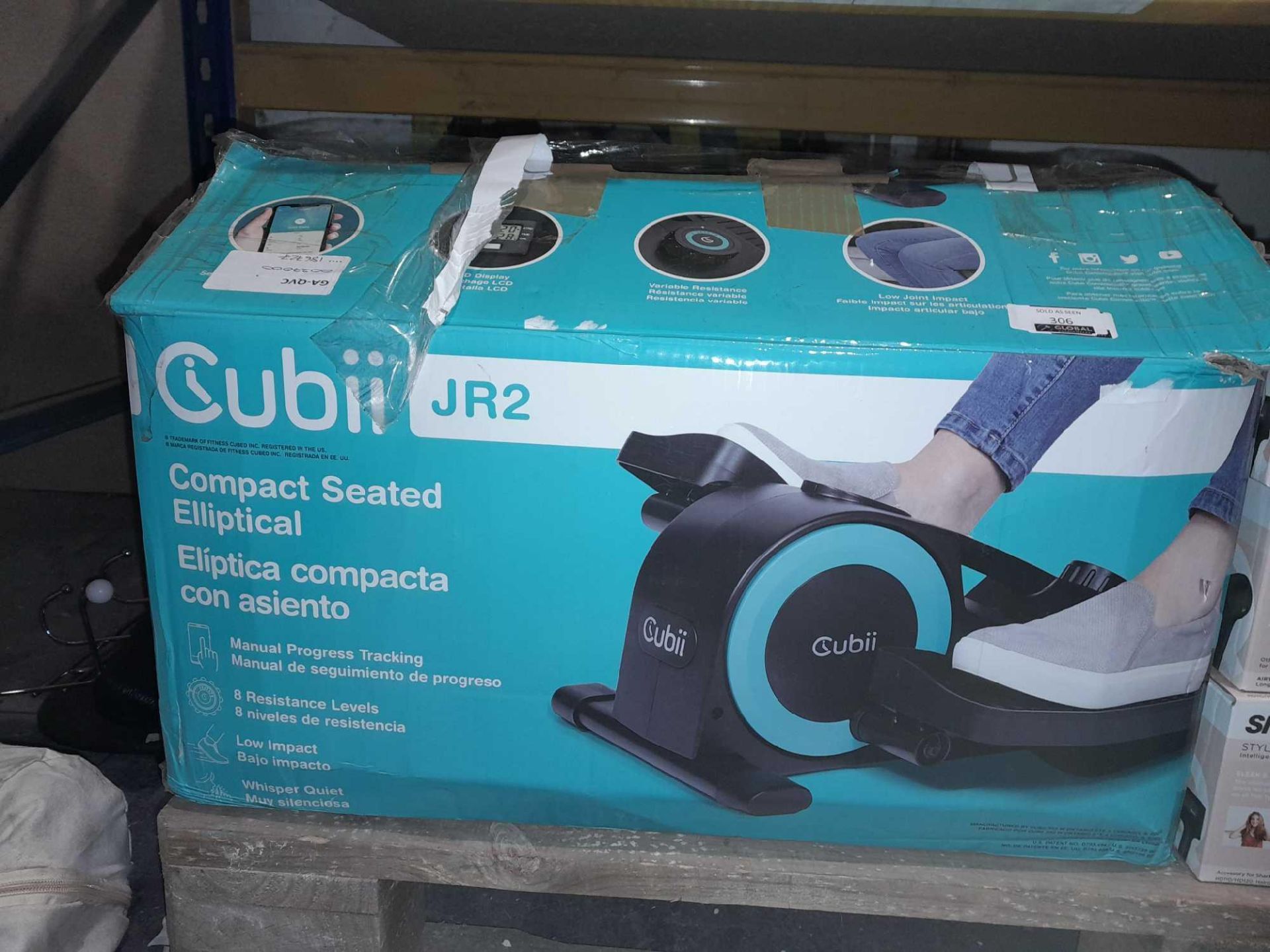 RRP £270 Boxed Cubii Jr2 Compact Seated Elliptical (Good Condition) - Image 2 of 2