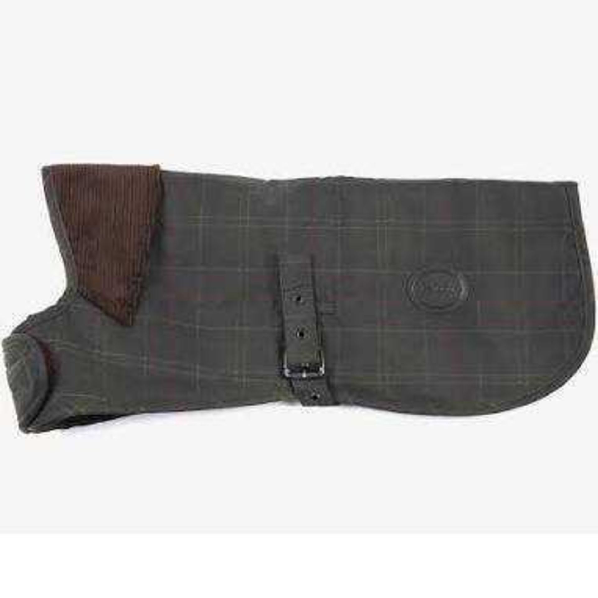 RRP £100 Lot To Contain 2 Bagged Brand New Barbour Tartan Wax Dog Coats