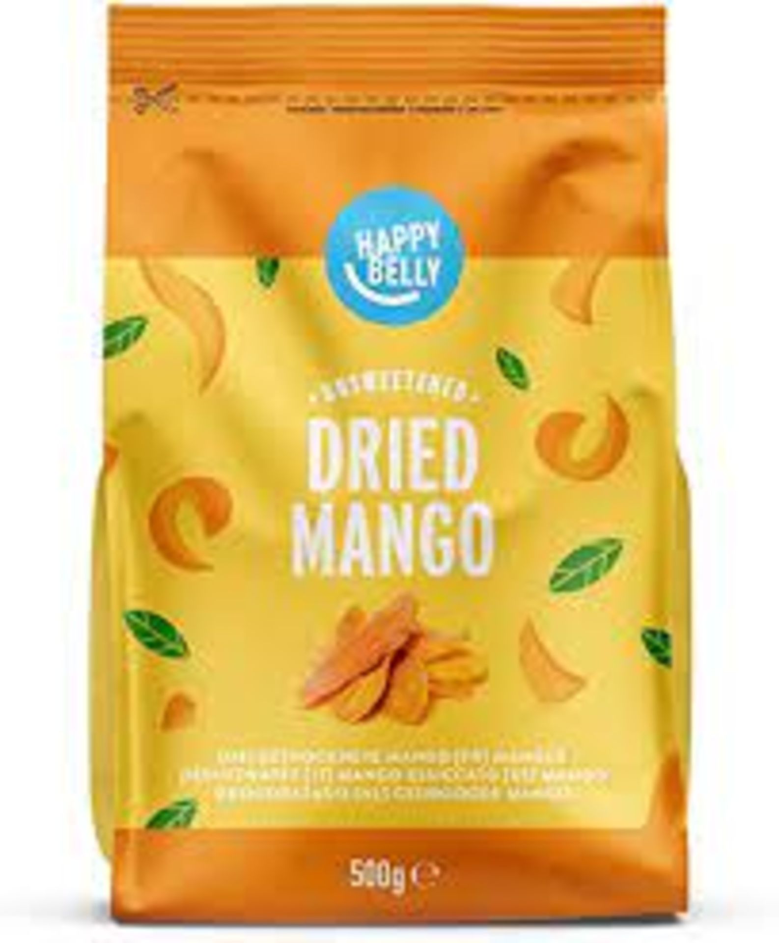 RRP £1182 (Approx. Count 103) spSRL11R3qS ""Amazon Brand - Happy Belly Dried Mango, 500 gAmazon - Image 2 of 4