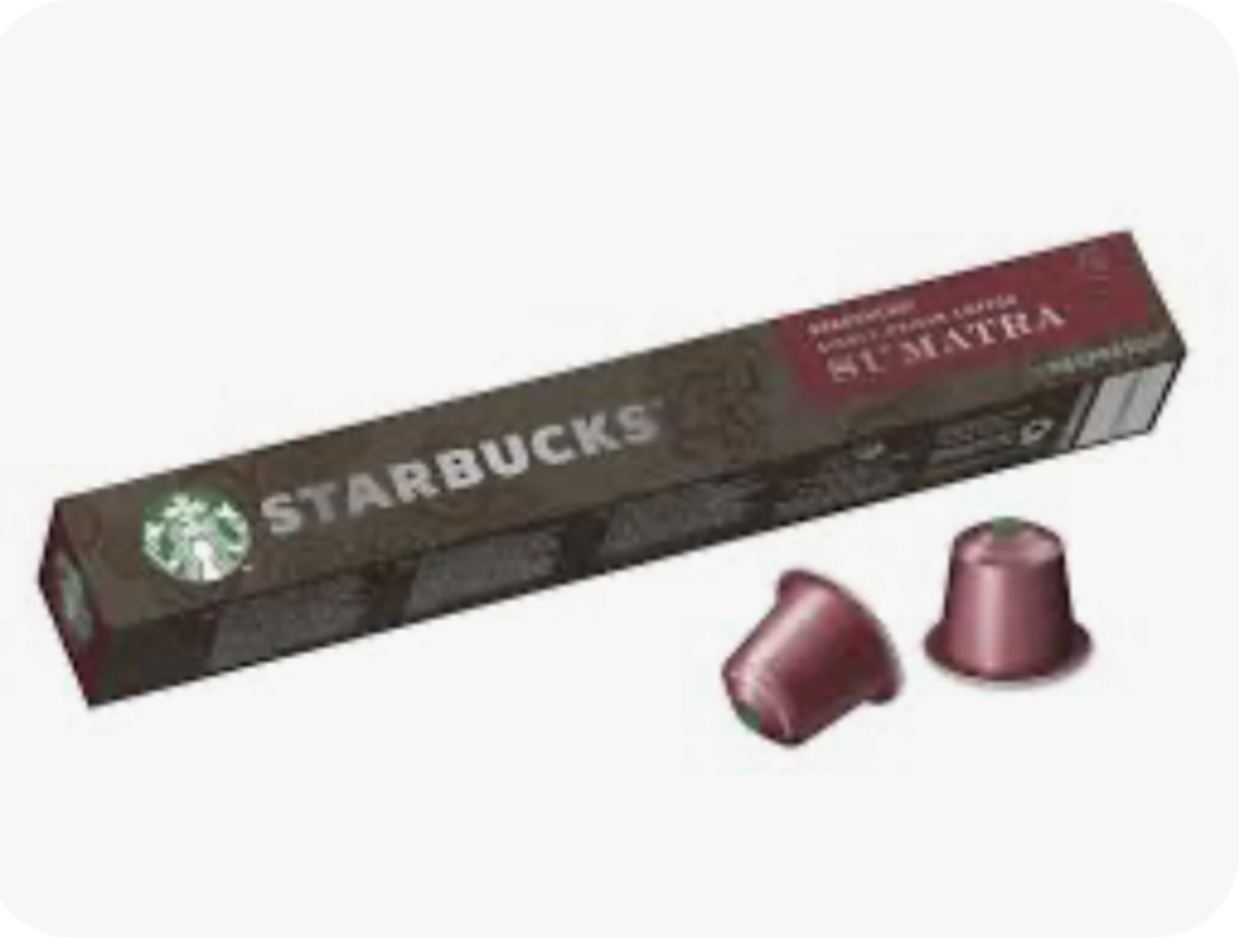 RRP £1609 (Approx. Count 95) Spidp11Qczv ""Starbucks Single Origin Sumatra Dark Roast Coffee Pods,