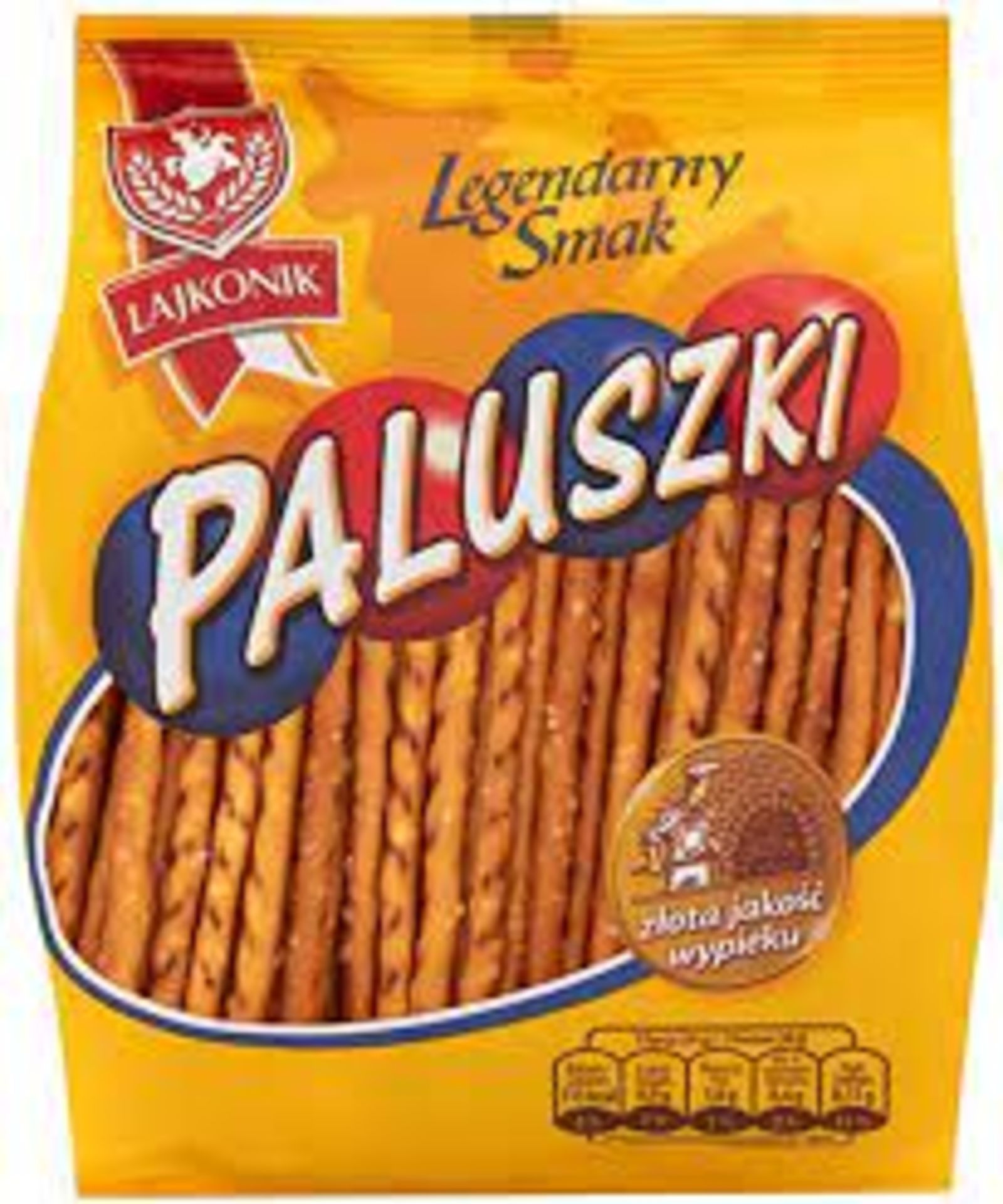 RRP £4637 (Approx Count 384) Spw40U7908W Lajkonik Salty Sticks 200 G (Pack Of 8) Sunvit-D3