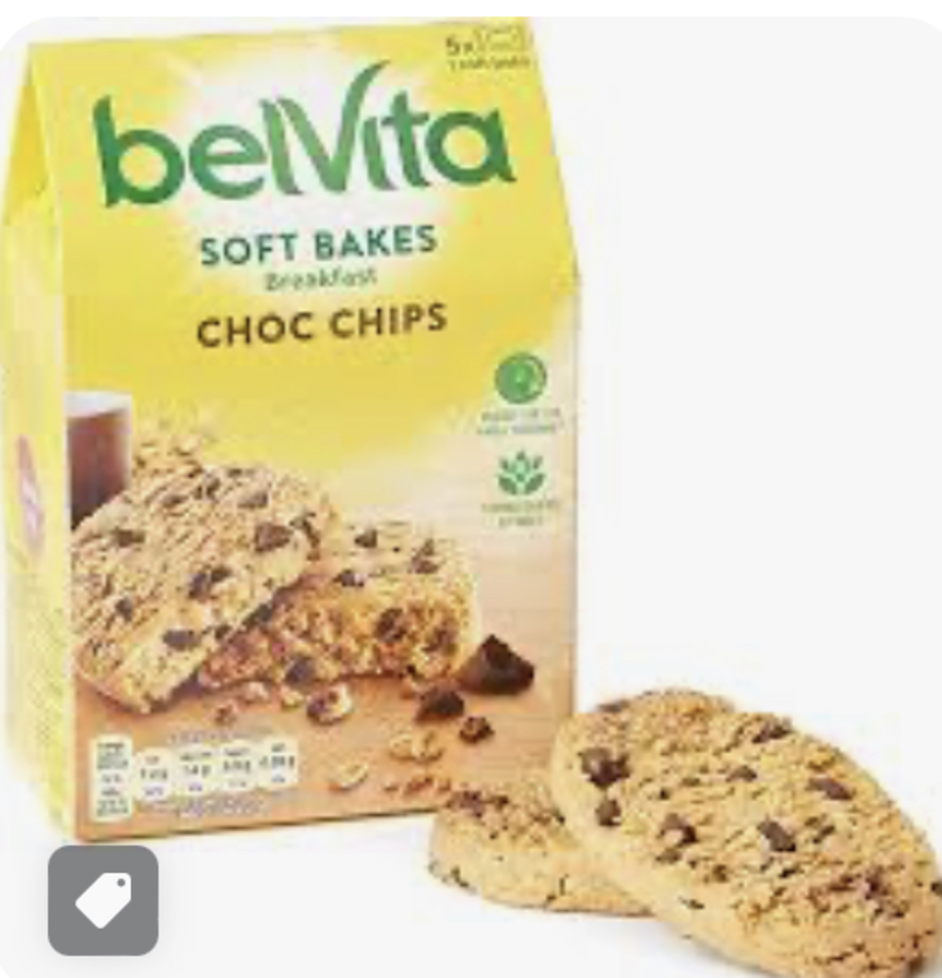 RRP £681 (Approx. Count 53) spIfh12O9LY Belvita Choc Chip Soft Bakes Breakfast Biscuits, 200 g, Pack