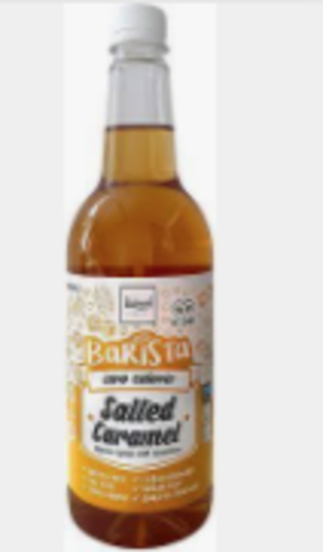 RRP £5125 (Approx. Count 475) Spw32Y1182N The Skinny Food Co. Barista Zero Calorie Syrup - Salted