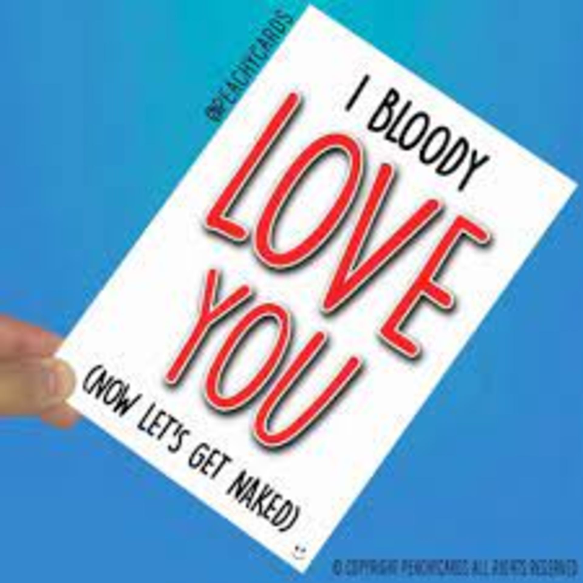RRP £1952 (Approx. Count 165) spW45W1821j "Funny Birthday Cards Valentine's Cards Bloody Love You