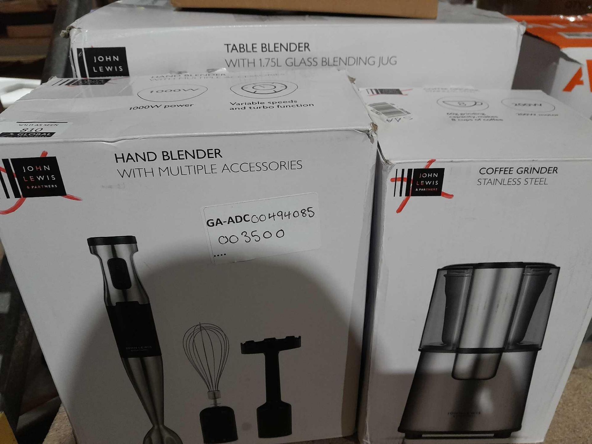 RRP £170 Lot To Contain 4 Boxed Assorted John Lewis Items To Include Hand Blenders, Table Blenders, - Image 2 of 2