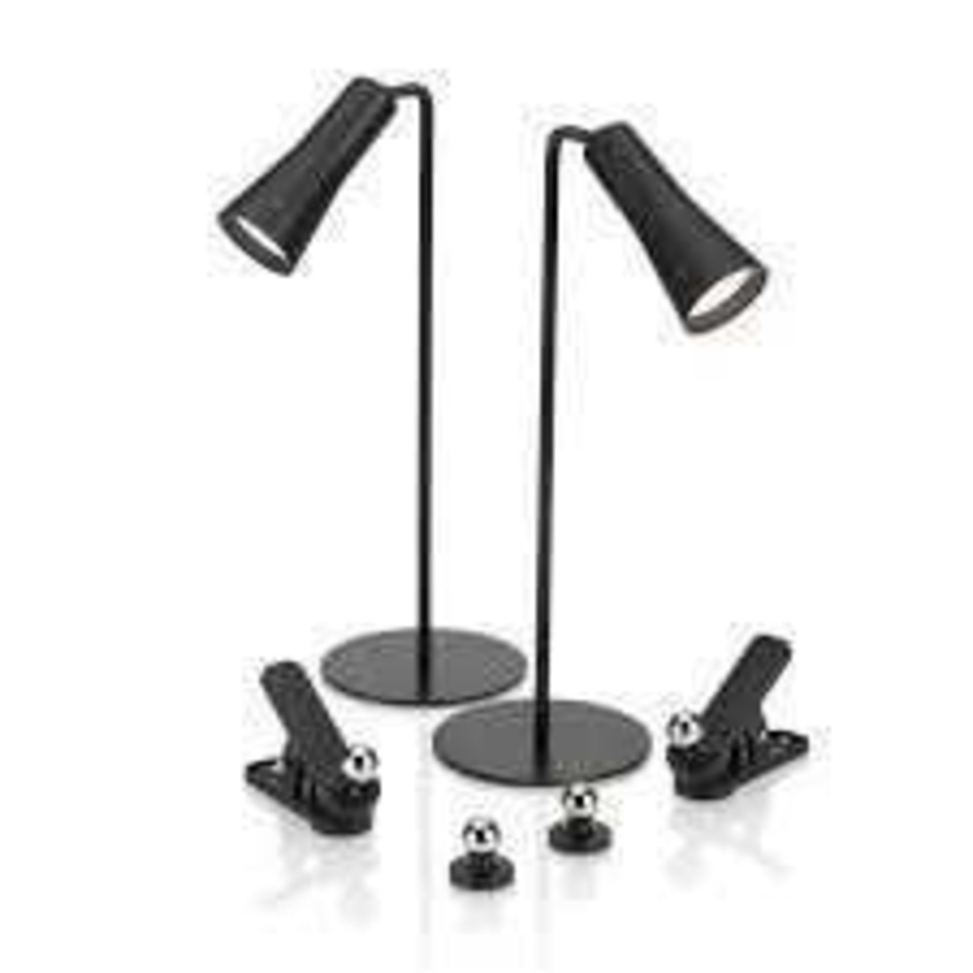 RRP £180 Box To Contain 6X Auraglow Set Of 2, 3-In-1 Magnetic Desk Lights In Gift Boxes
