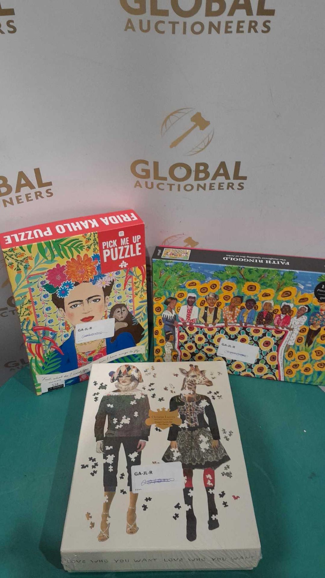 RRP £100 Lot To Contain 5 Boxed Assorted Brand New Frida Kahlo Puzzles, Faith Ringgold Puzzles And M - Image 2 of 2