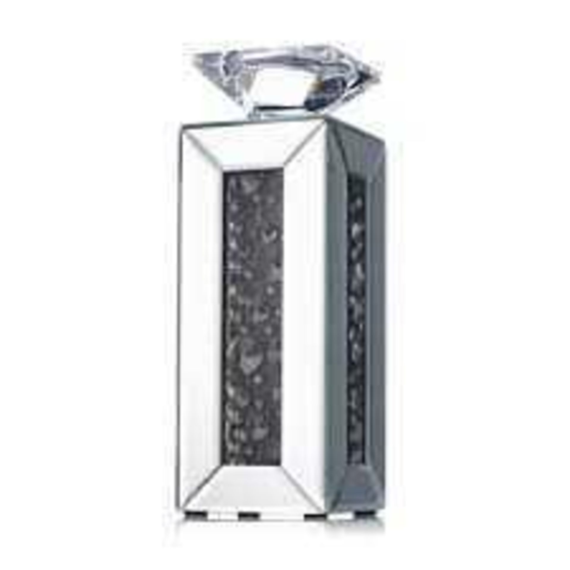 RRP £130 Julien Macdonald Candle Holder Chrome/Crystal