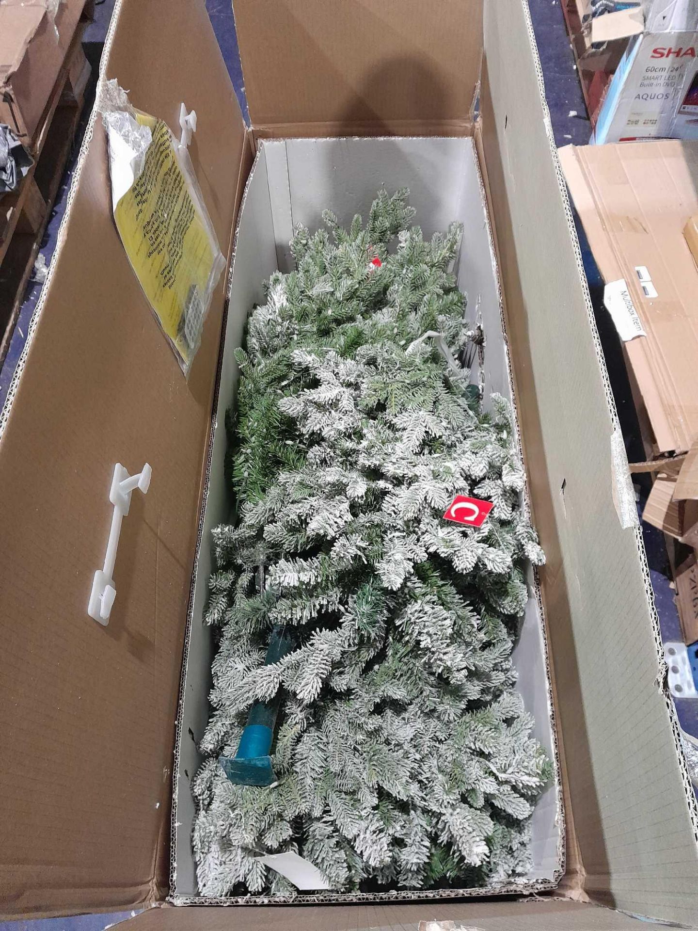 RRP £220 Santa's Best 7Ft Christmas Tree Boxed/Sealed (Like New) (T)(Condition Reports Available On - Image 2 of 2