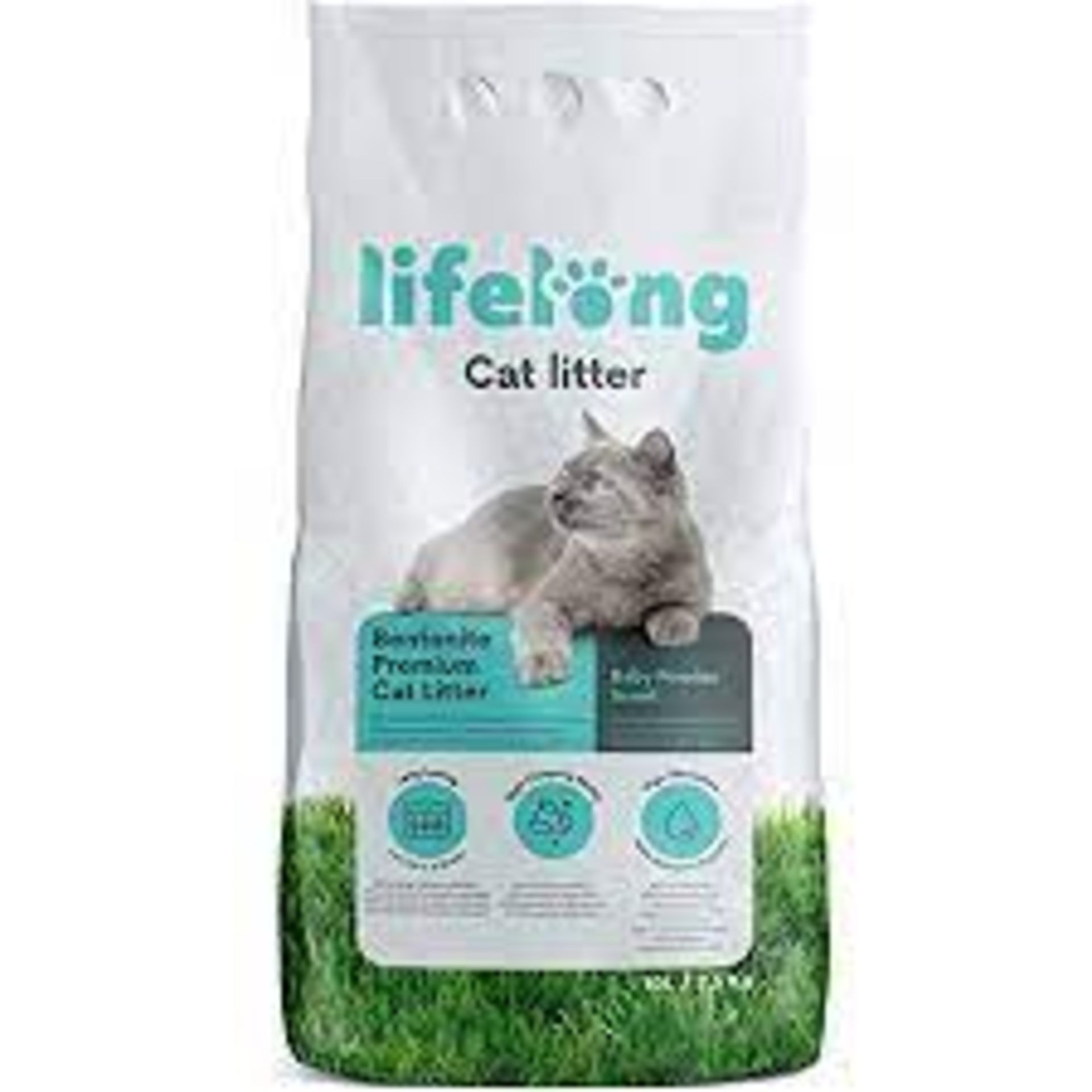 RRP £355 (Approx. Count 45) Spw23Z3720I Amazon Brand Lifelong Bentonite Premium Cat Litter Baby