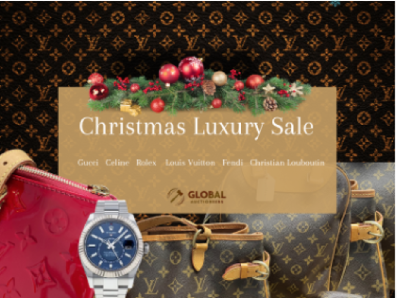 Christmas Luxury Handbag 5% Buyers Premium & No VAT On The Hammer!!  - 18th December 2022