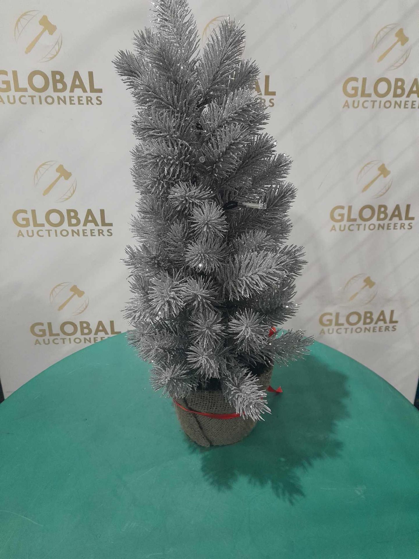 RRP £250 Lot To Contain 10 Boxed Brand New Greenbrokers 50Cm Artificial Silver Christmas Trees - Image 2 of 2