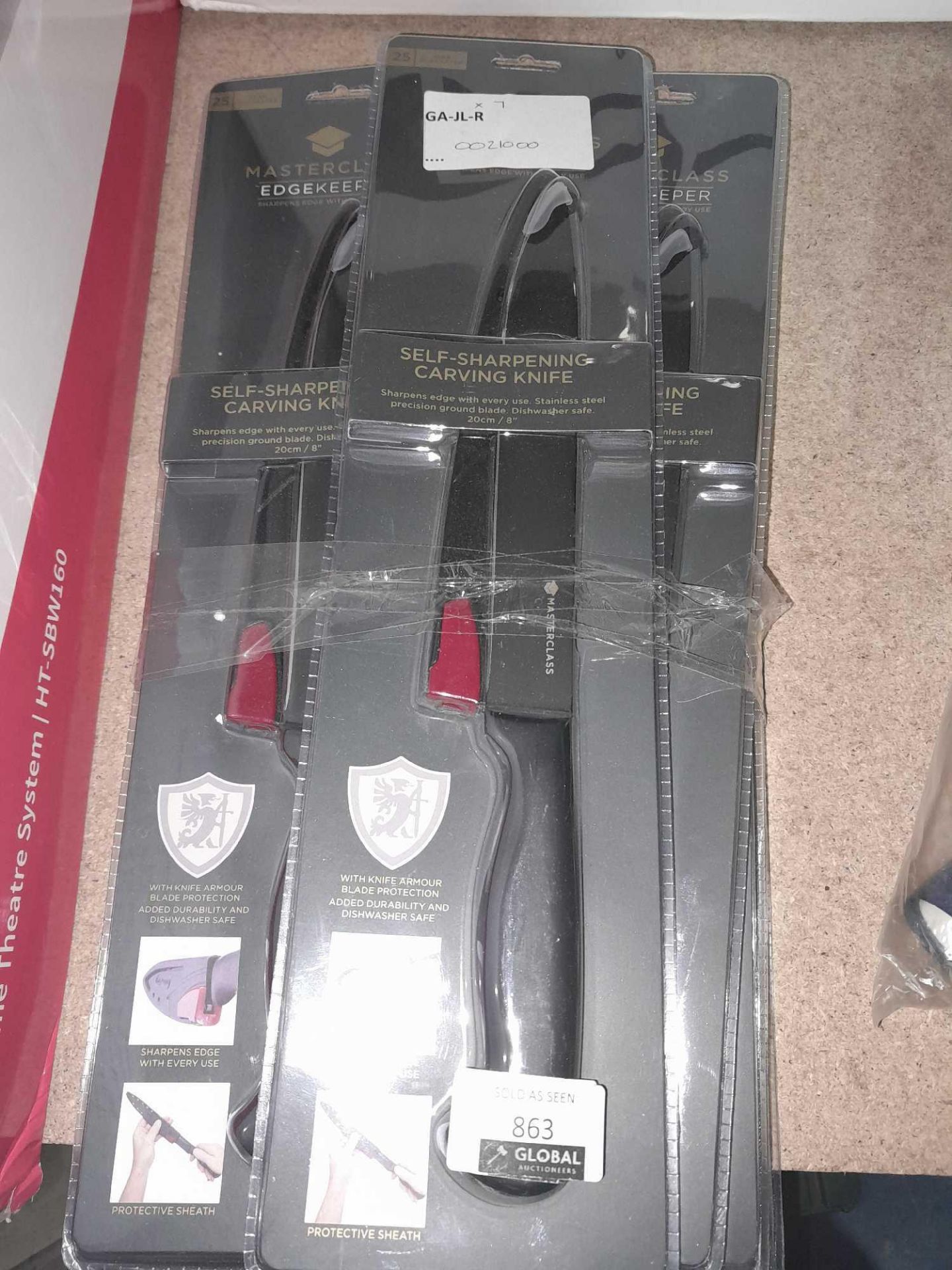 RRP £210 Lot To Contain 10 Brand New Masterclass Edgekeeper Self-Sharpening Knife Set(New) - Image 2 of 2