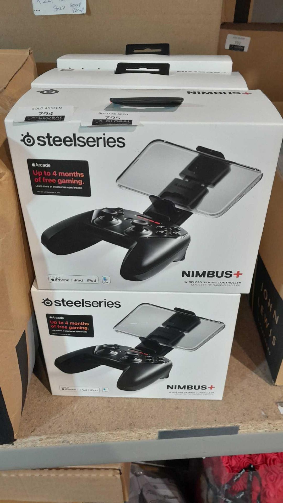 RRP £255 Lot To Contain 3X New & Boxed SteelSeries Nimbus+ Wireless Gaming Controller - Image 2 of 2