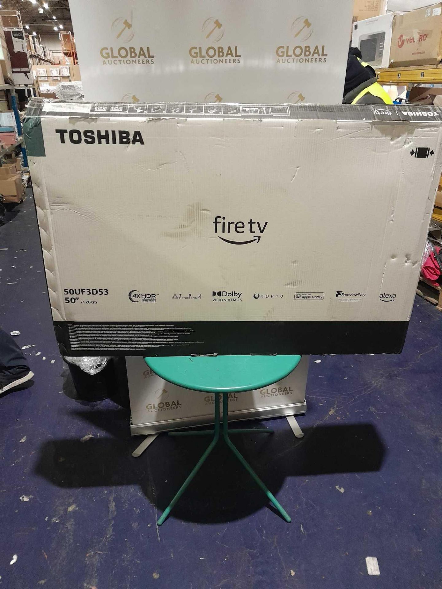 RRP £400 Boxed Toshiba Fire 50 Inch 50Uf3D53Db 4K Uhd Hdr Led Freeview Tv - Image 3 of 3