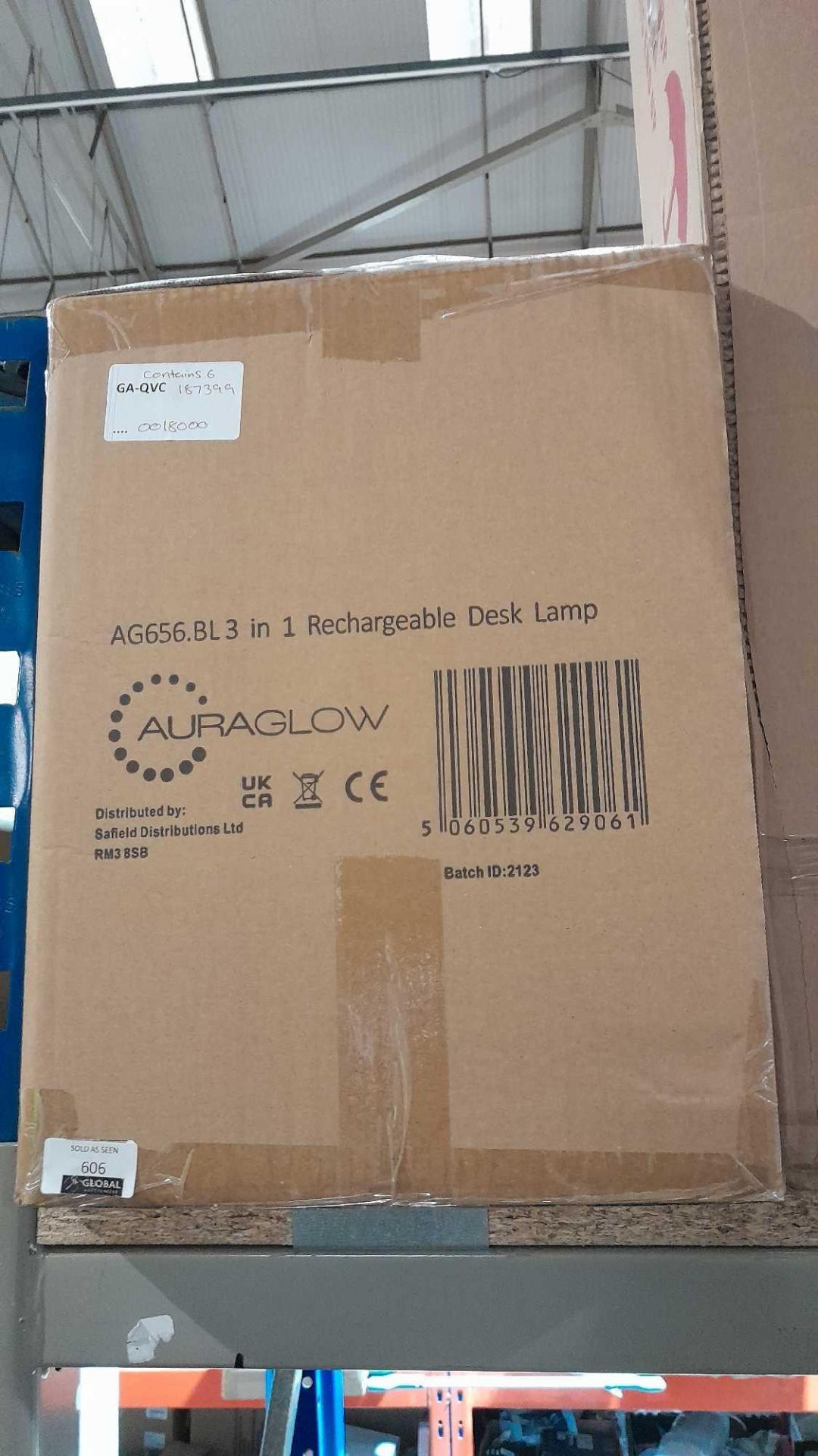 RRP £180 Box To Contain 6X Auraglow Set Of 2, 3-In-1 Magnetic Desk Lights In Gift Boxes (Brand New, - Image 2 of 2