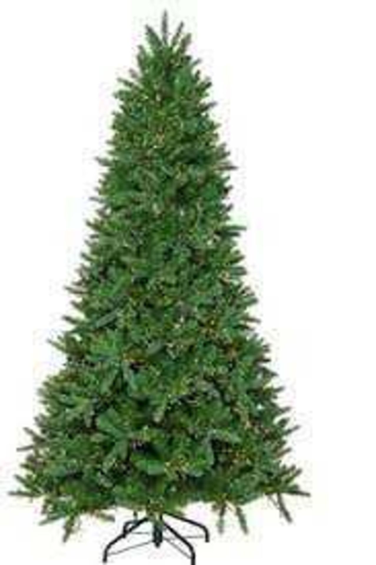 RRP £360 Boxed Santa's Best 116 Function Pre-Lit Gumdrop Auburn Christmas Tree Snow, Natural