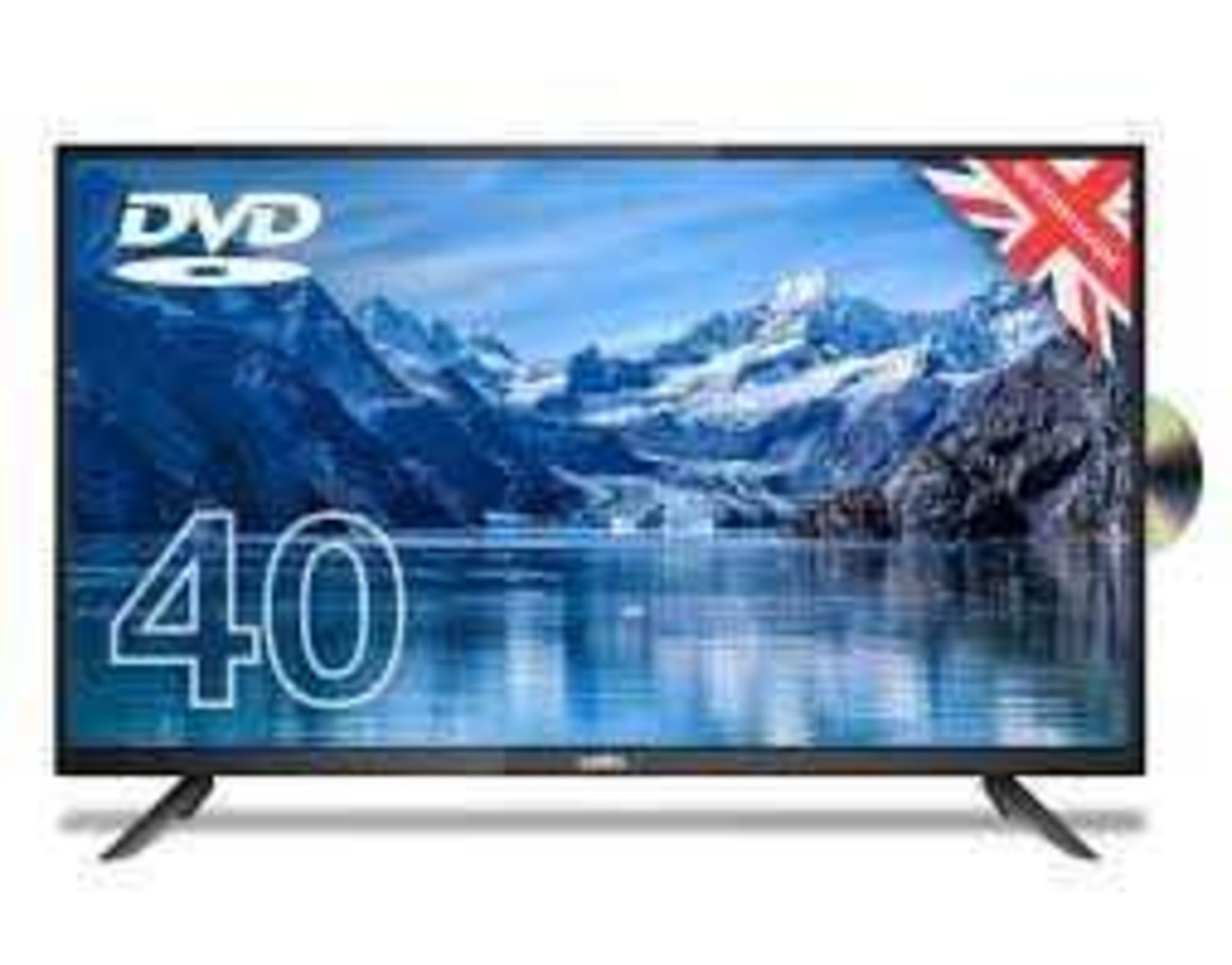 RRP £200 Boxed Cello 40" Full Hd Led Tv With Built-In DVD Player And Freeview T2 Hd
