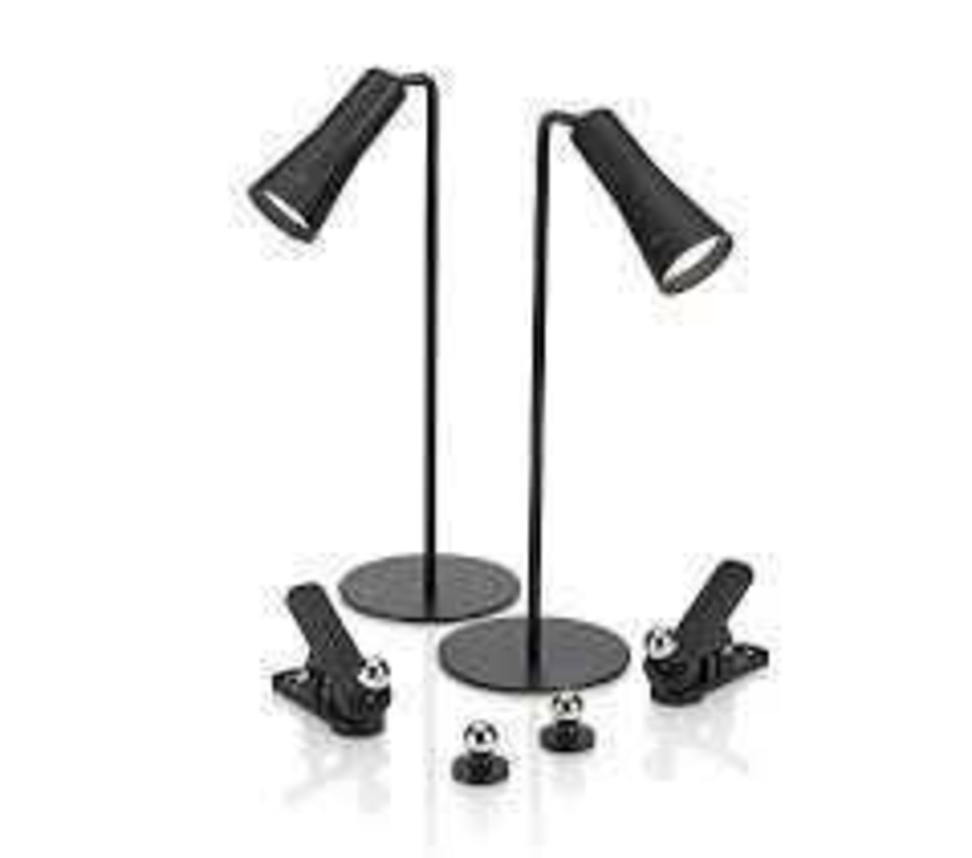 RRP £180 Box To Contain 6X Auraglow Set Of 2, 3-In-1 Magnetic Desk Lights In Gift Boxes (Brand New,