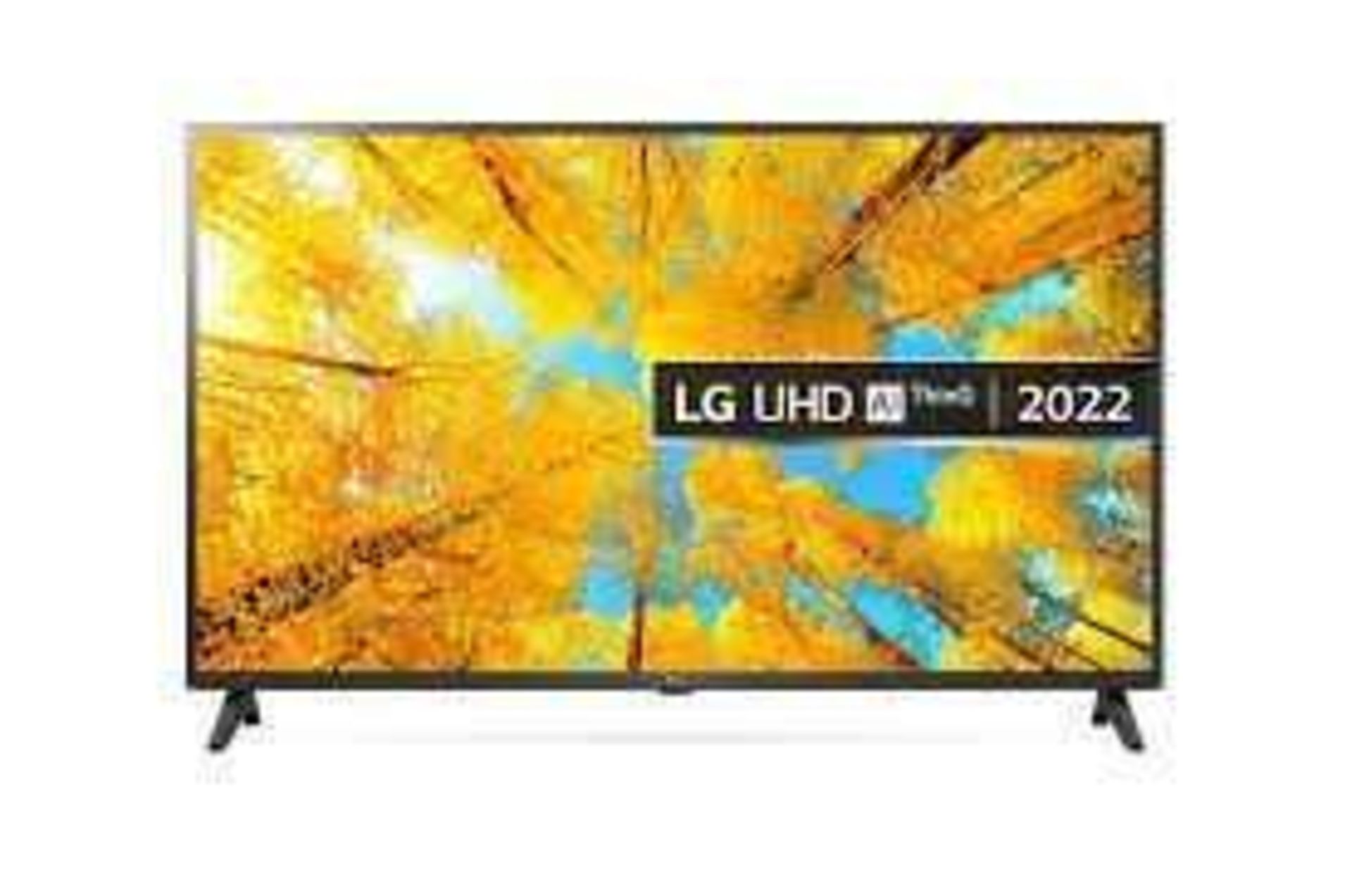 RRP £320 Boxed Lg 43Uq75006Lf 43" Smart 4K Ultra Hd Hdr Led Tv (Smashed)