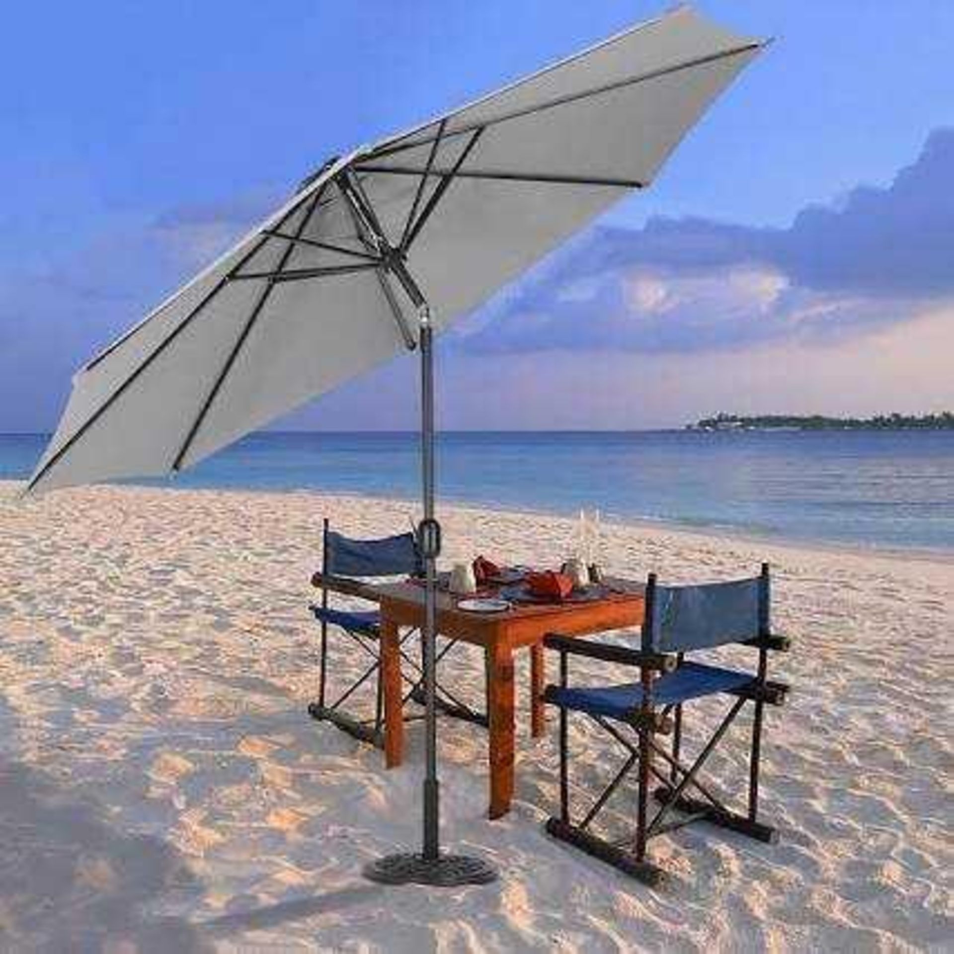 RRP £140 Boxed Leonardo 3M Traditional Parasol