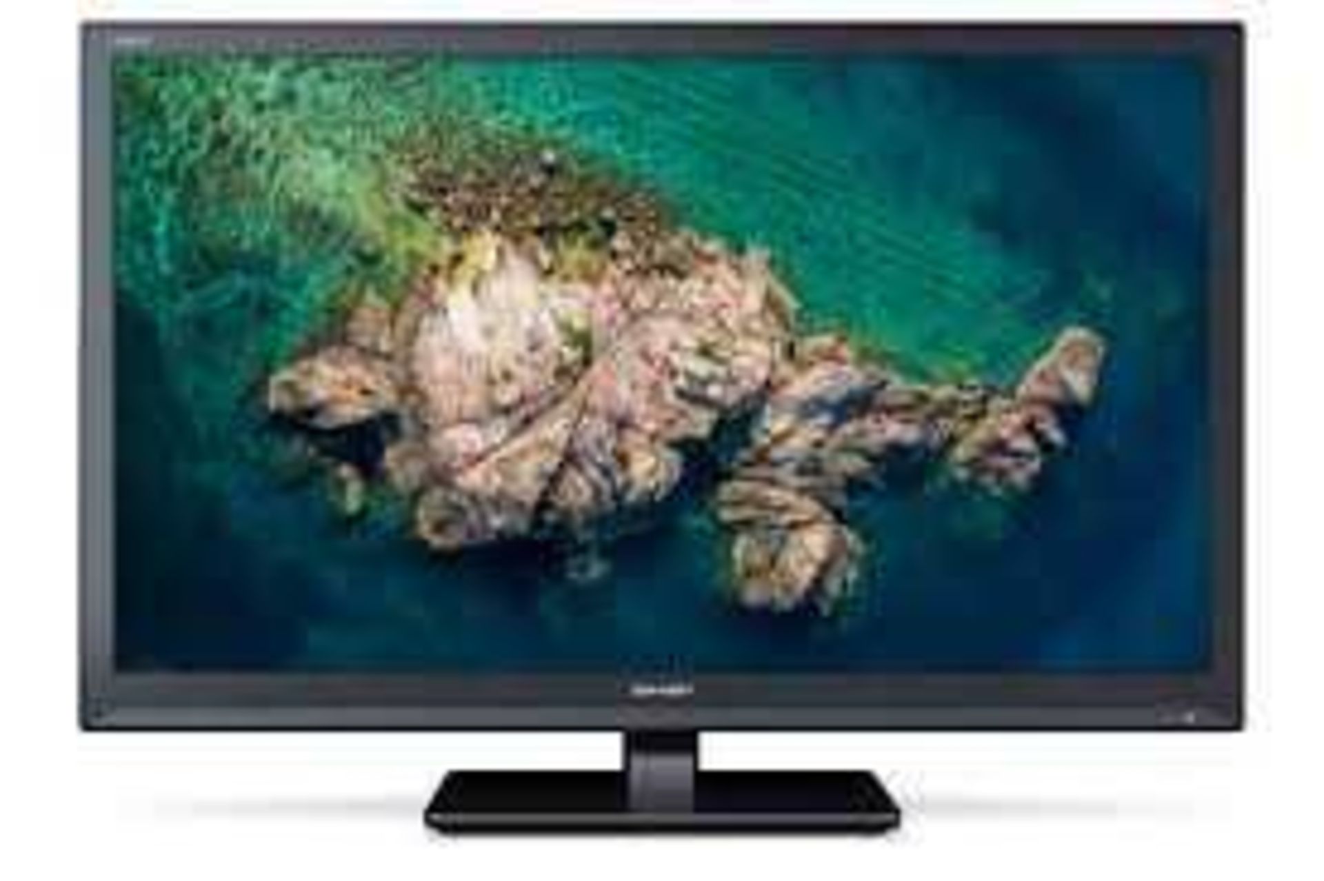 RRP £250 Sharp 24" Led Hd Tv W/Dvd Player Boxed (Smashed Screen)