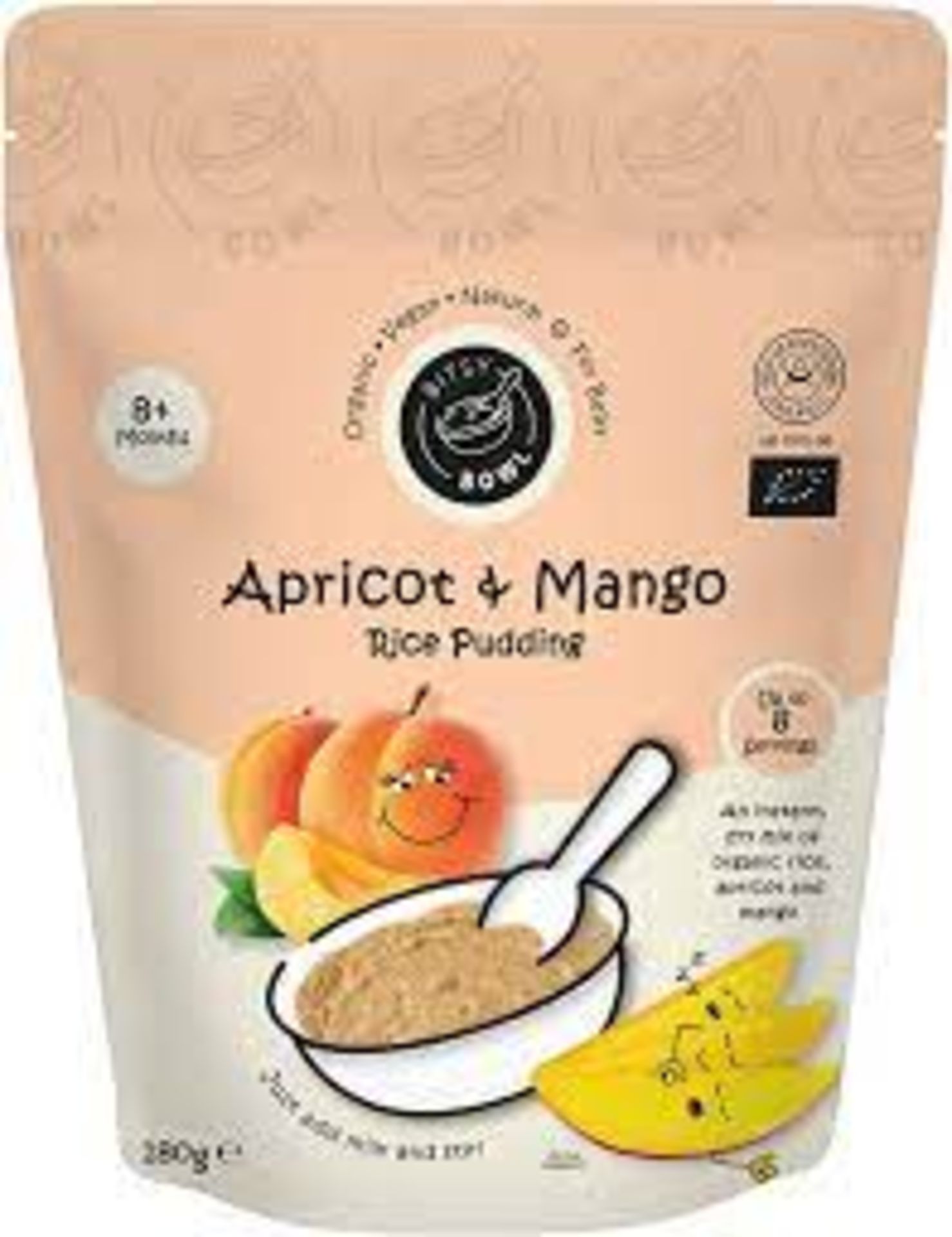 RRP £3204 (Approx. Count 333) Spw36M9814N Sharaf Apricot & Mango Rice Pudding Mix, 180