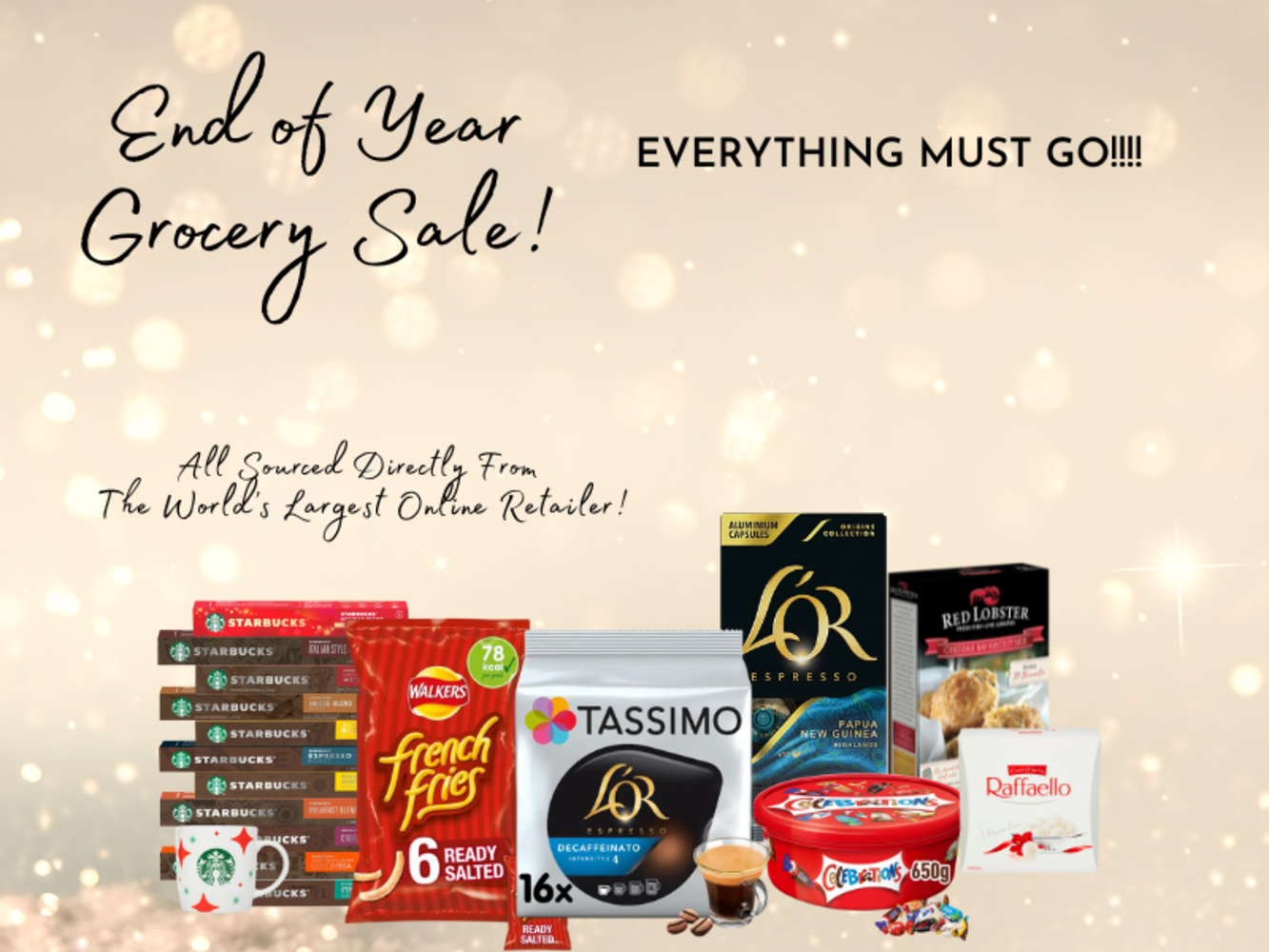 End Of Year Grocery Sale!!! EVERYTHING MUST GO!!! 24th December 2022