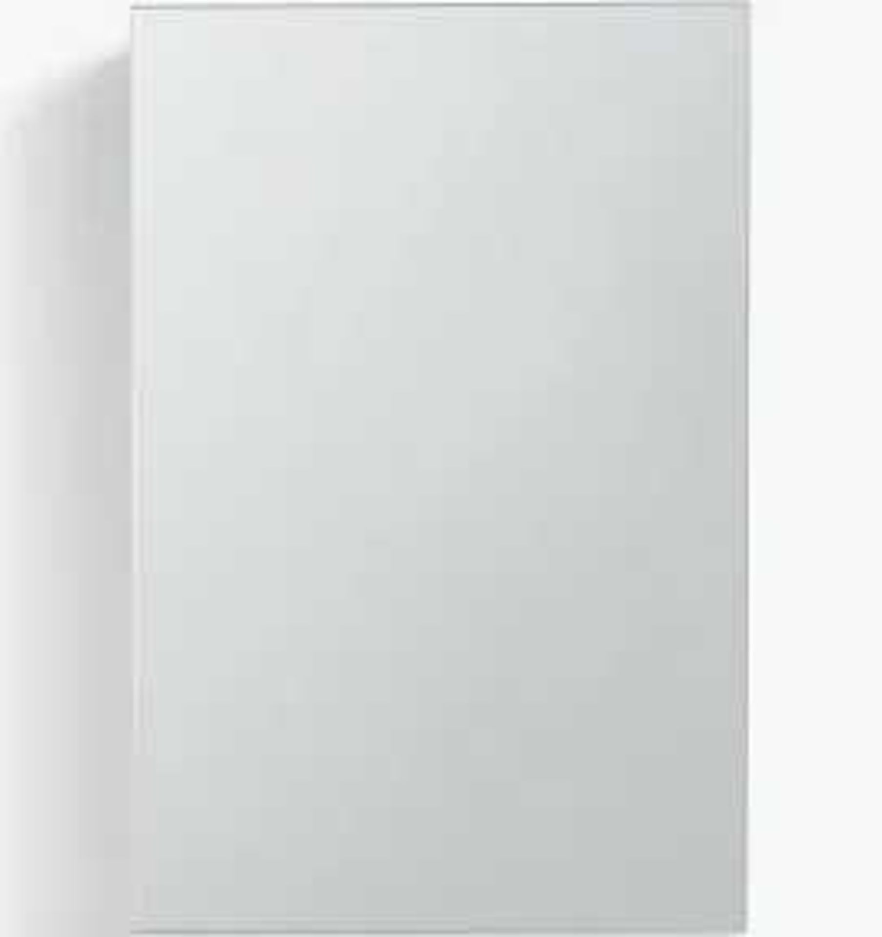 RRP £150 Boxed John Lewis Single White Gloss Cabinet (New) (P)(Condition Reports Available On