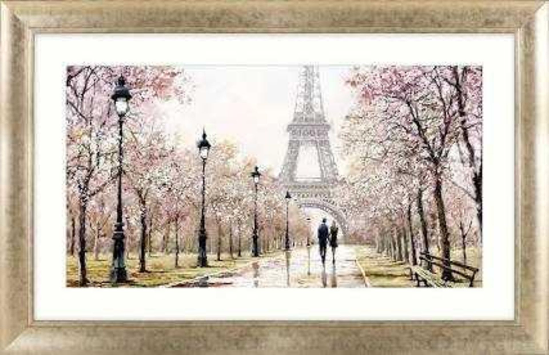 RRP £175 Eiffel Tower - Macneil Framed Print