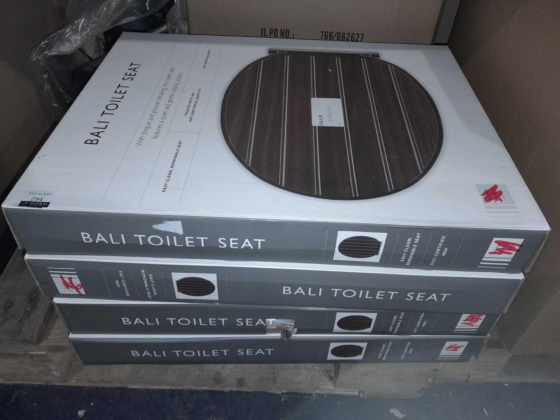 RRP £200 Lot To Contain 4 Boxed Brand New John Lewis Bali Toilet Seats (P)(Condition Reports - Image 2 of 2