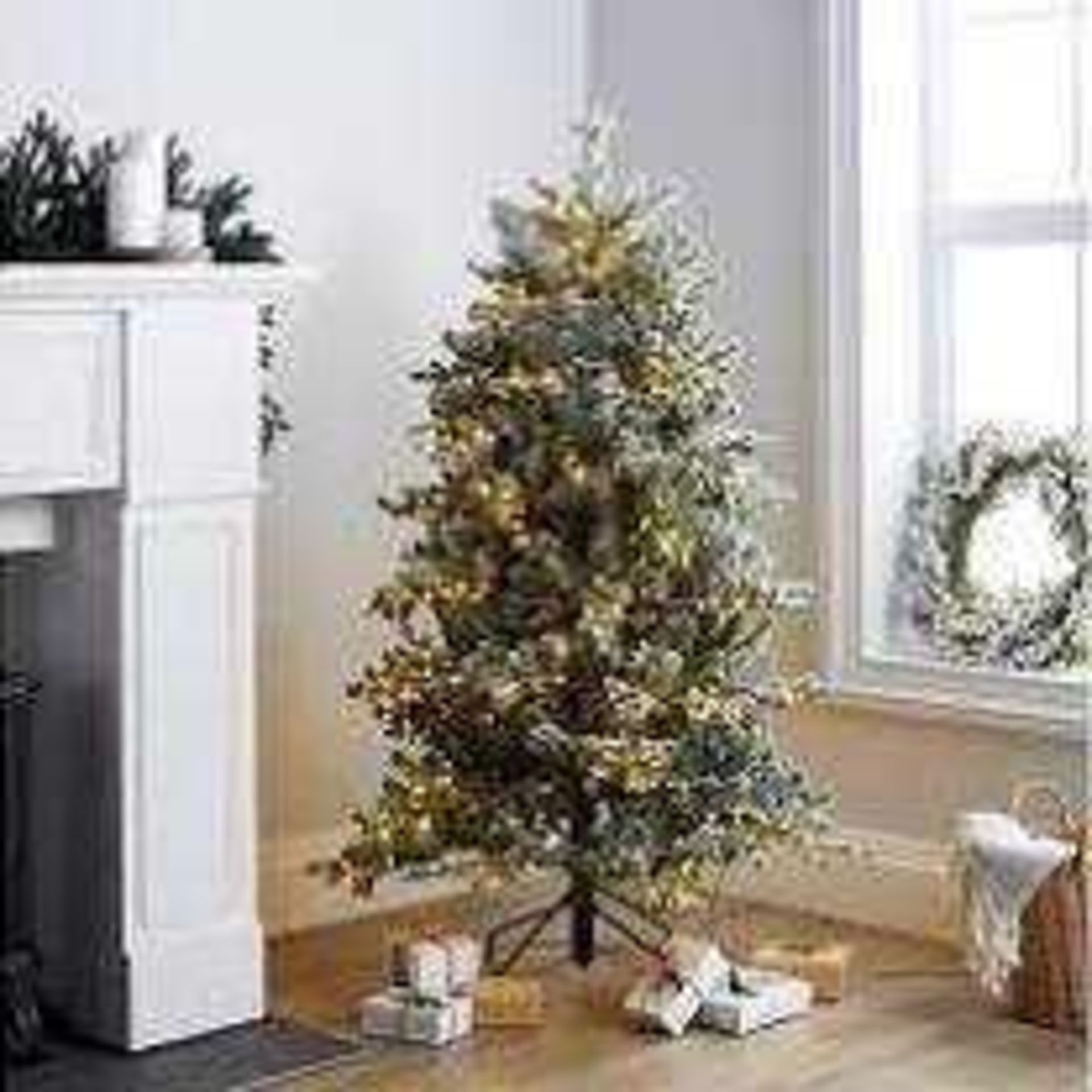 RRP £235 Boxed Santa's Best 16 Function Pre-Lit Dewdrop Christmas Tree(Used)(Untested)(M)( - Image 2 of 3