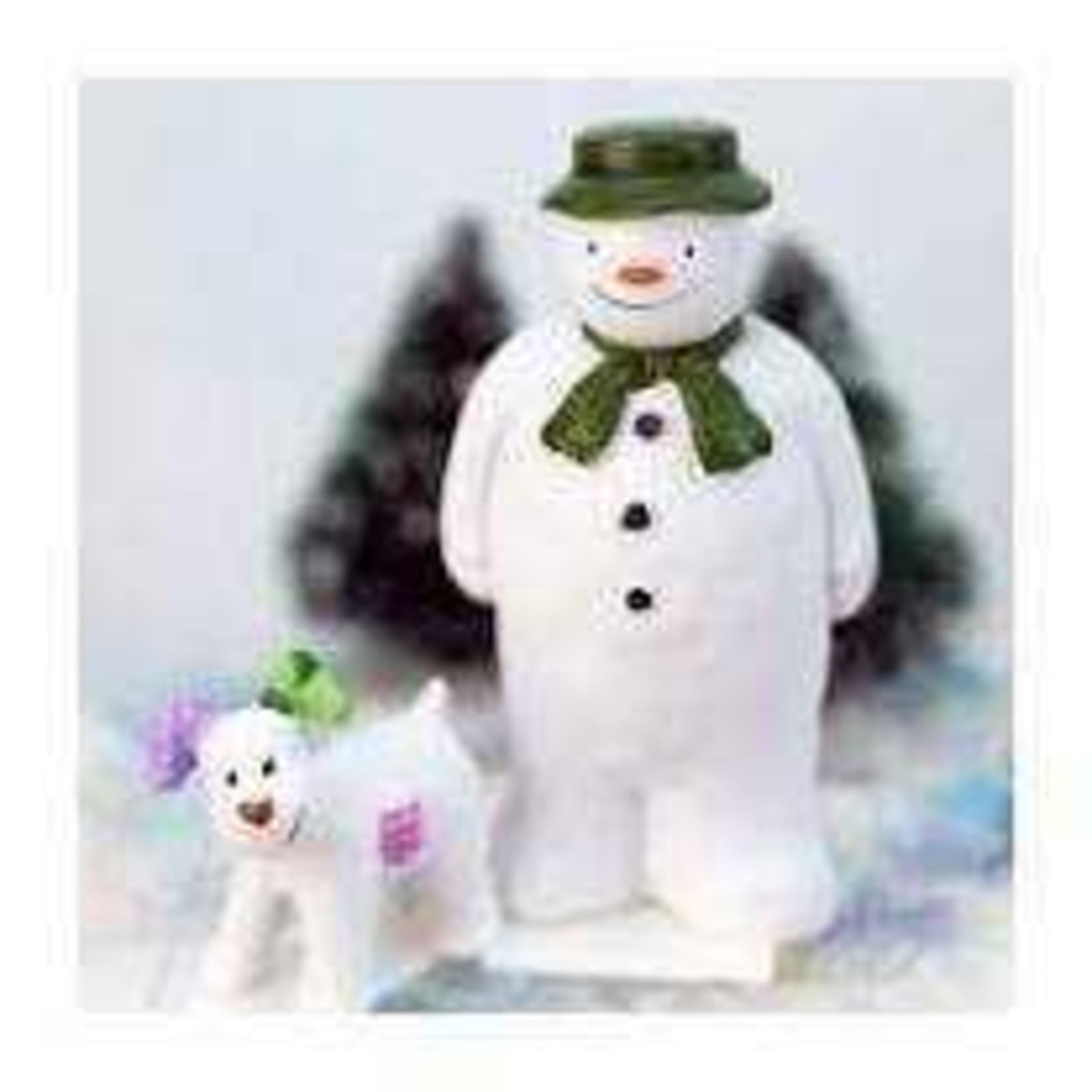 RRP £200 Lot To Contain 20+ Boxed The Snowman & The Snow Dog Cake Decoration (Like New)(M)(Condition