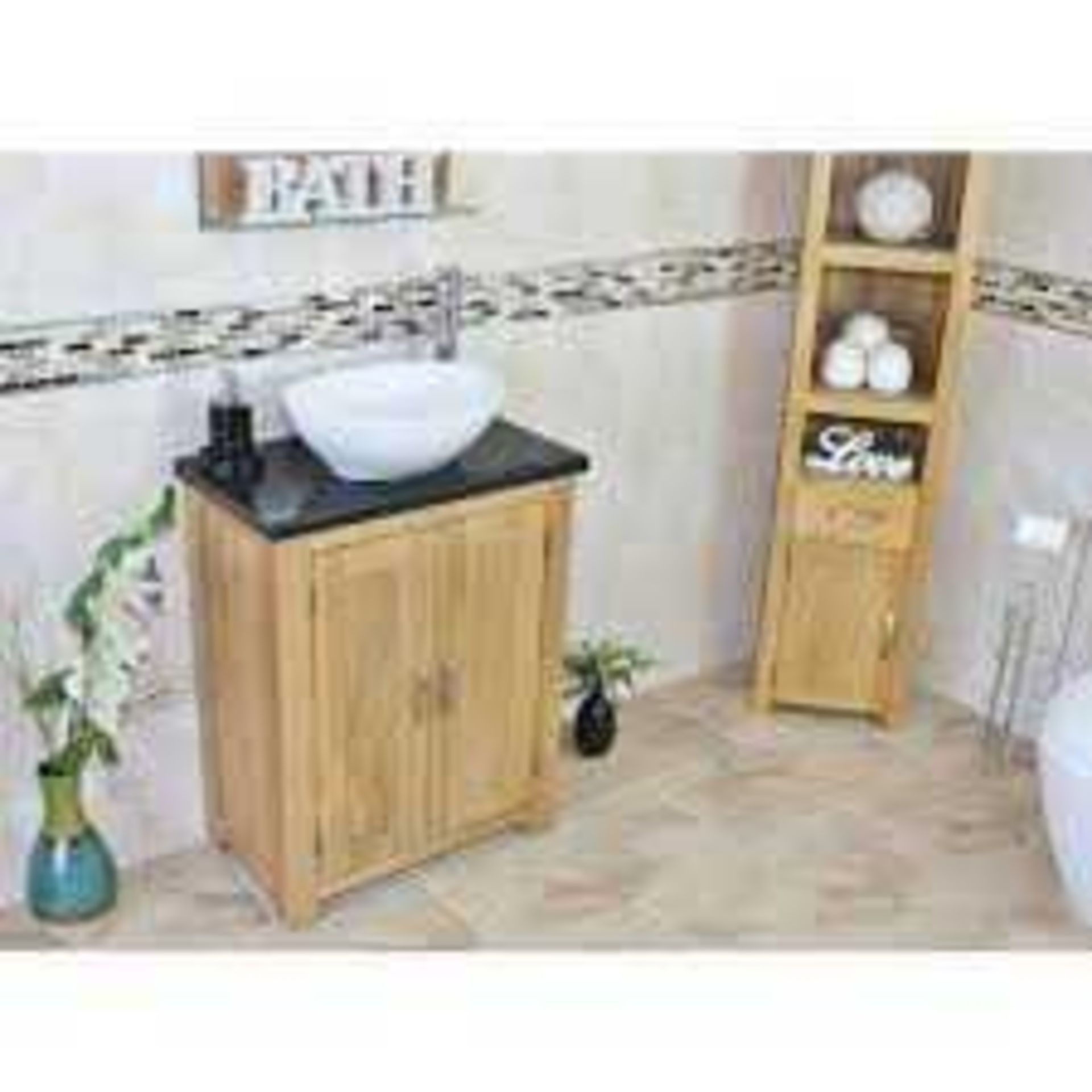 RRP £790 Boxed Cournoyer 650Mm Free Standing Vanity Unit