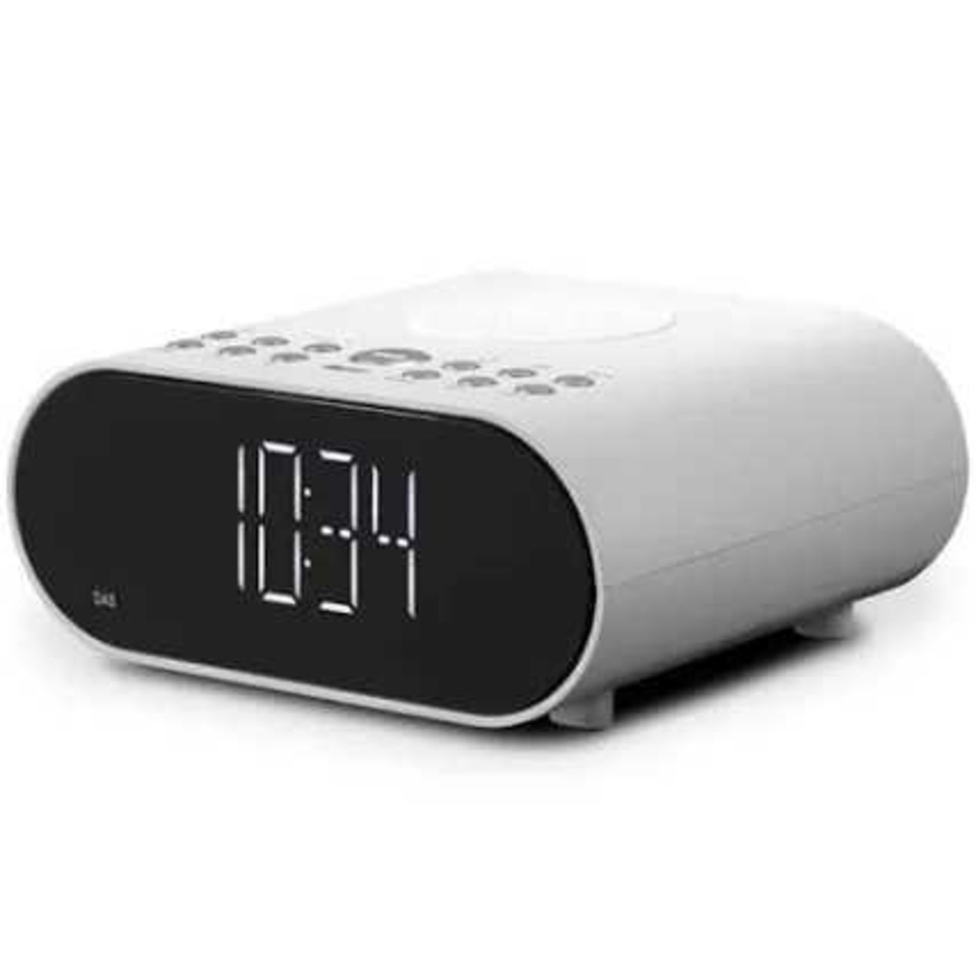 RRP £180 Lot To Contain 2 Boded Roberts Ortus Dab Charge Wireless Charging Alarm Clock Radios