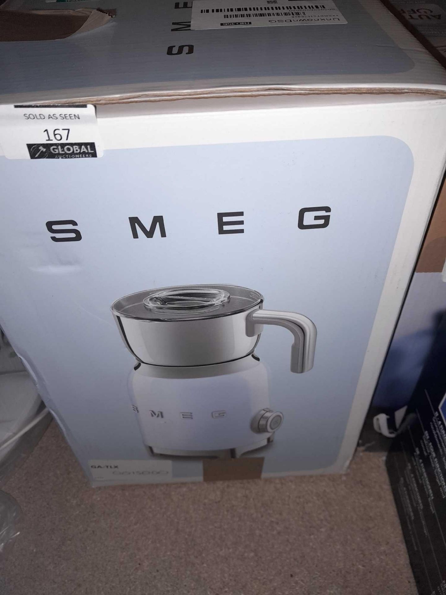 RRP £150 Boxed Smeg Mff01Cruk Cream Milk Frother - Image 2 of 2