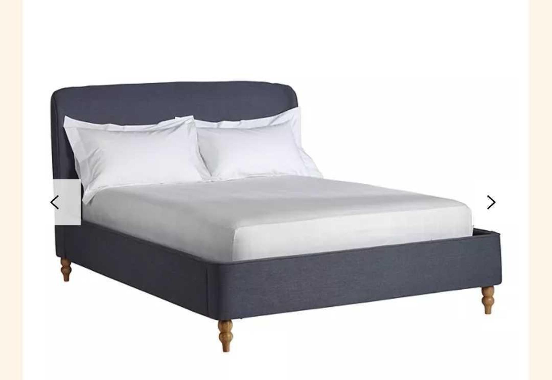 RRP £800 Boxed John Lewis Croft Collection 150Cm Skye Grey Bed (Grade B) (3039020) (P)(Condition - Image 2 of 3