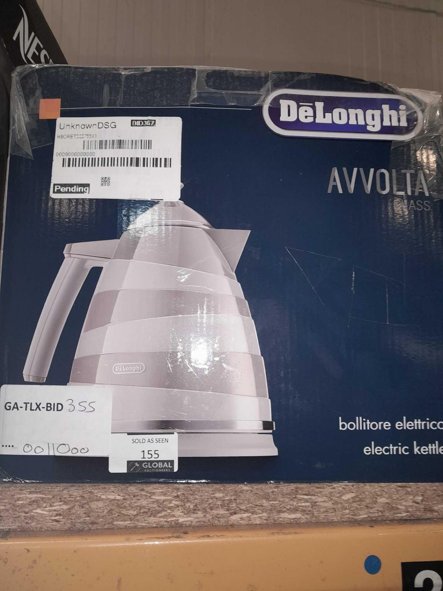 RRP £110 Boxed DeLonghi Avvolta Class Electric Kettle - Image 2 of 2