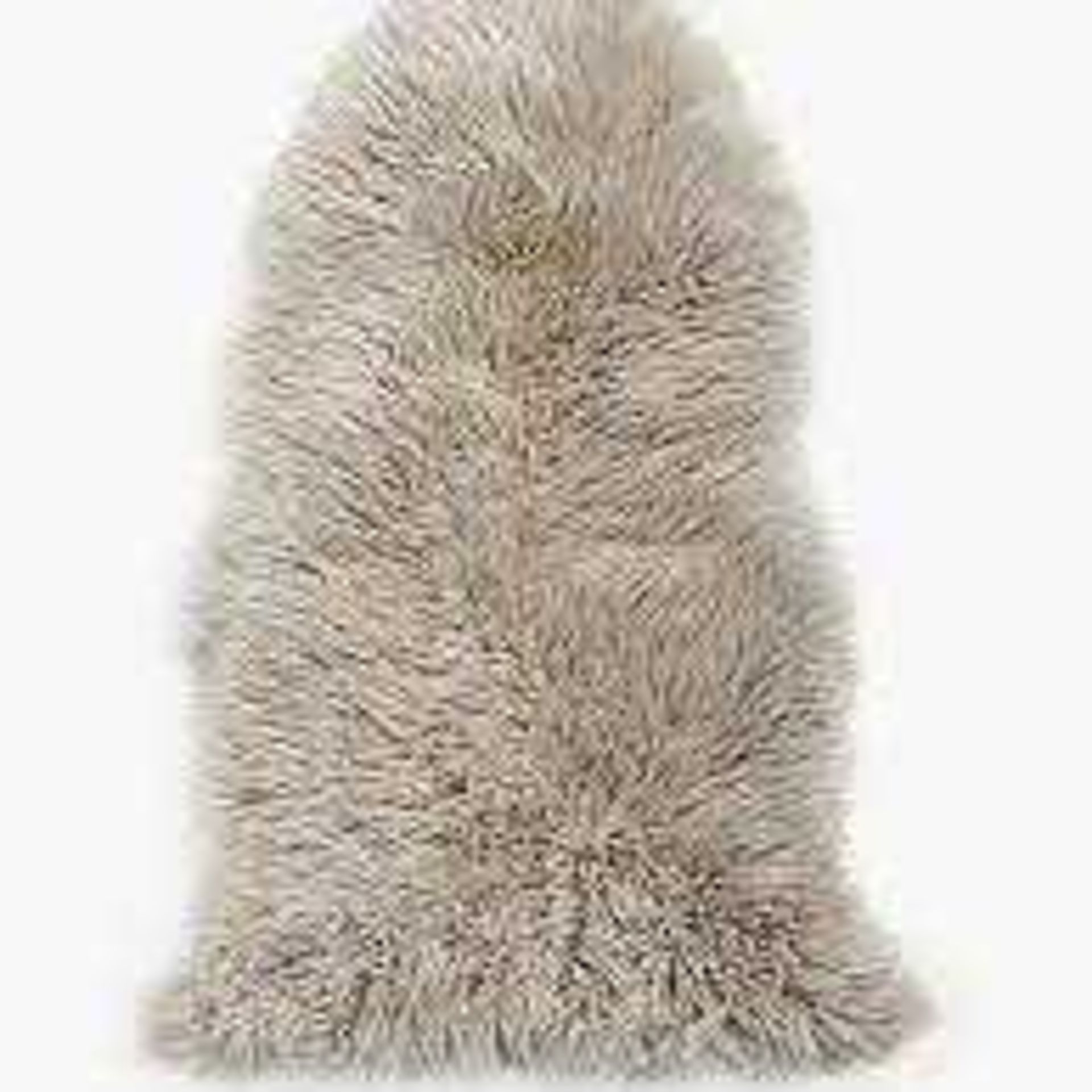 RRP £140 Lot To Contain 3 Bagged Assorted Items To Include 2 John Lewis Grey Faux Sheepskin Rugs And - Image 2 of 3