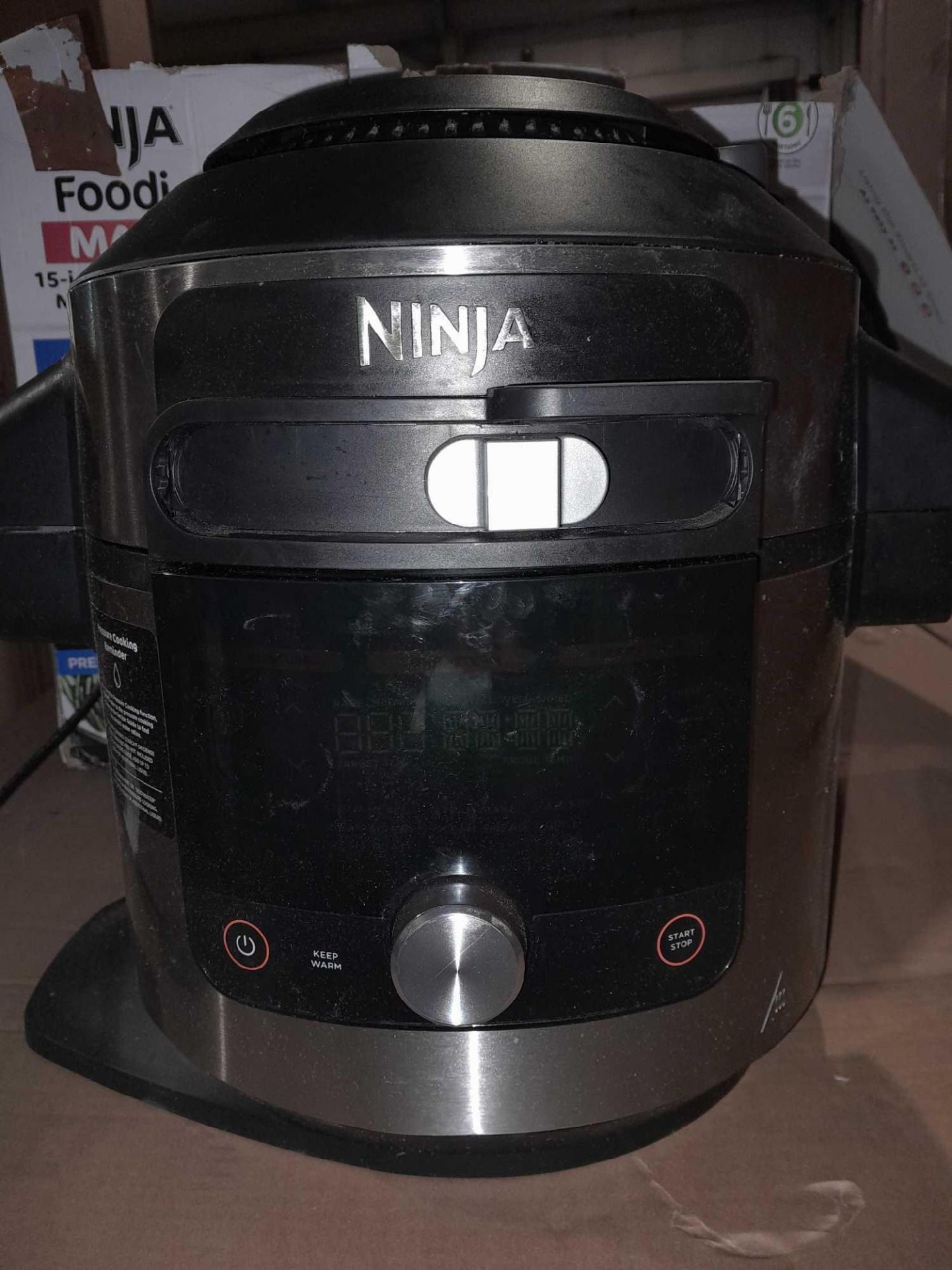 RRP £300 Boxed Ninja Foodi Smartlid 7.5L 15 In 1 Multi Cooker & Air Fryer Ol750Uk - Image 2 of 2