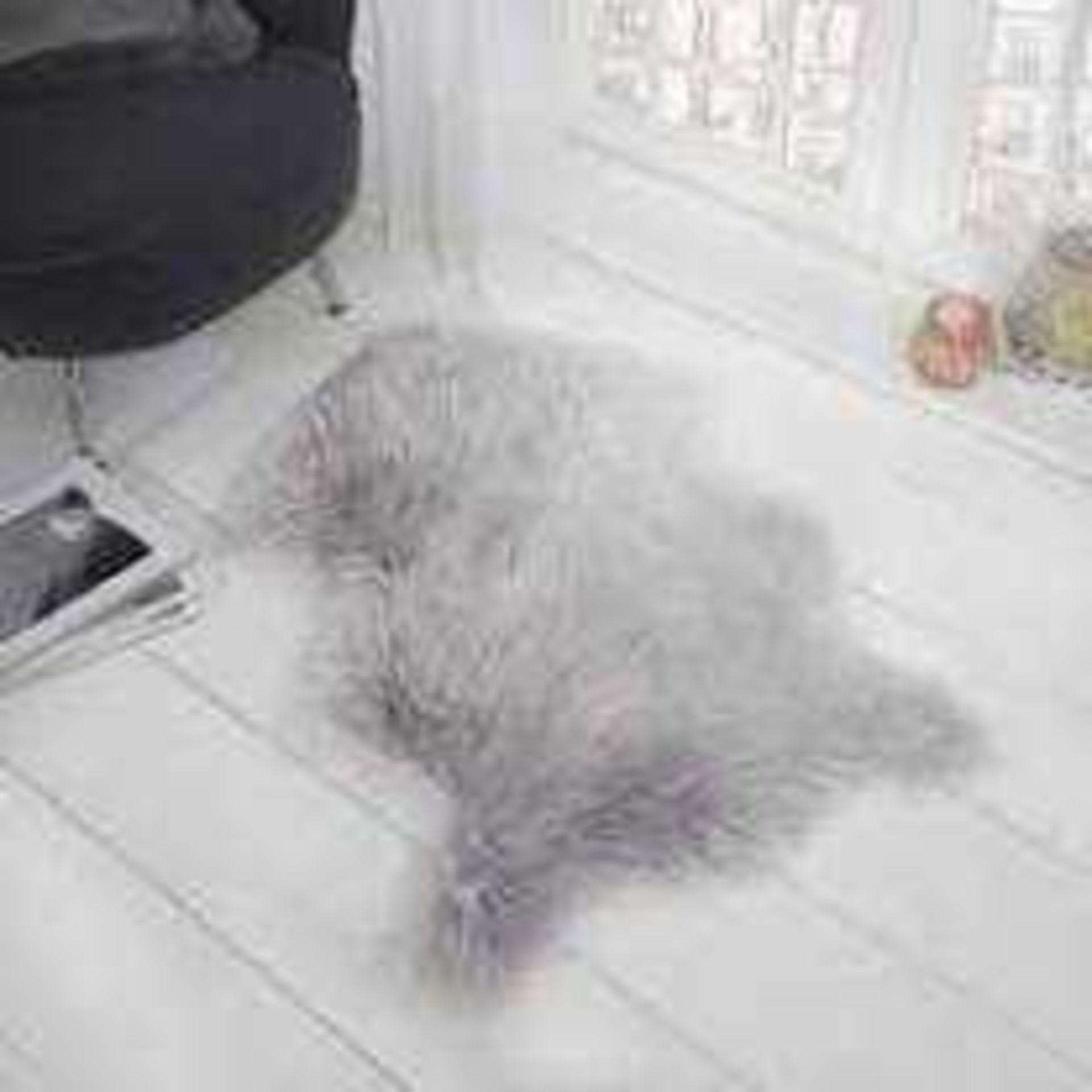 RRP £140 Lot To Contain 3 Bagged Assorted Items To Include 2 John Lewis Grey Faux Sheepskin Rugs And