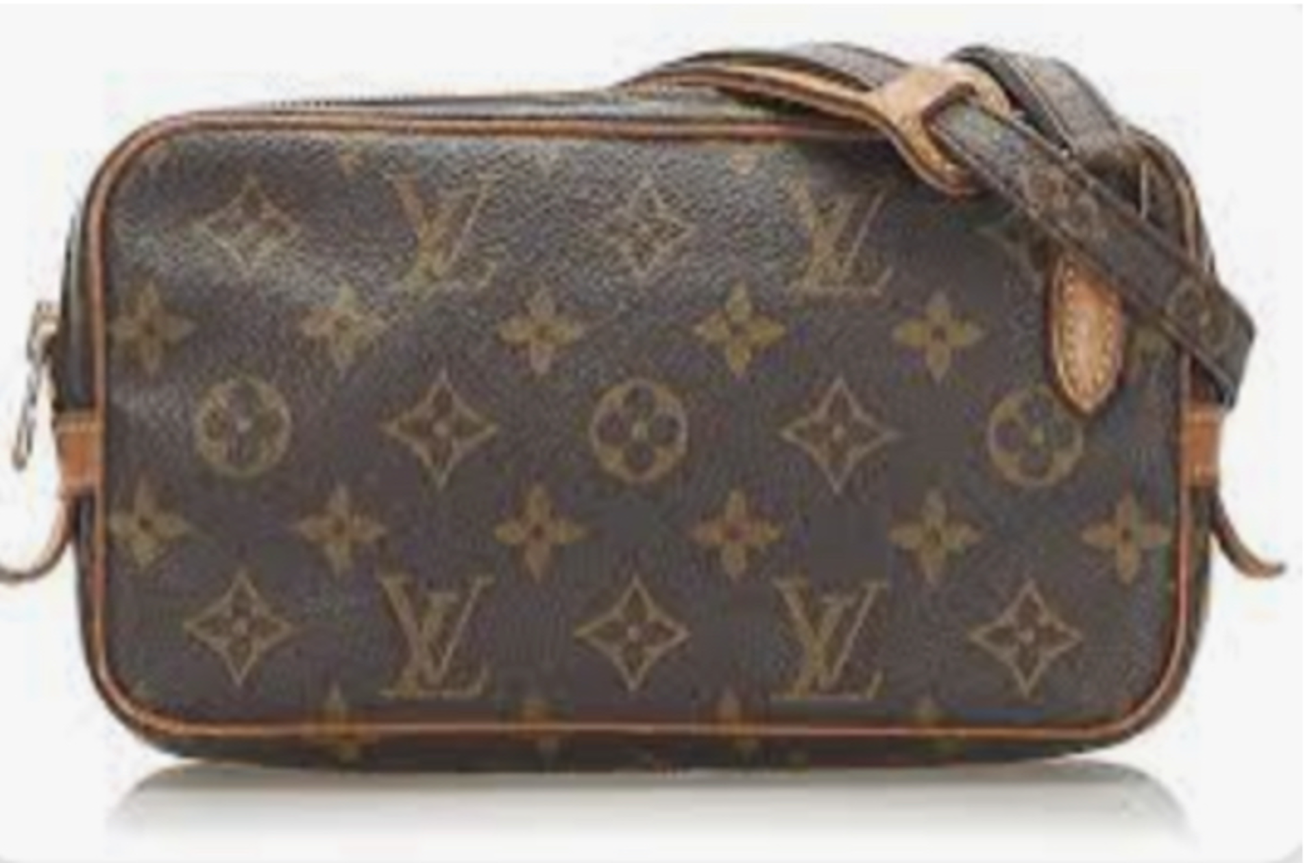 RRP £1080 Louis Vuitton Marly Bandouliere Shoulder Bag, Brown Monogram Coated Canvas, 22x12x4.2cm (