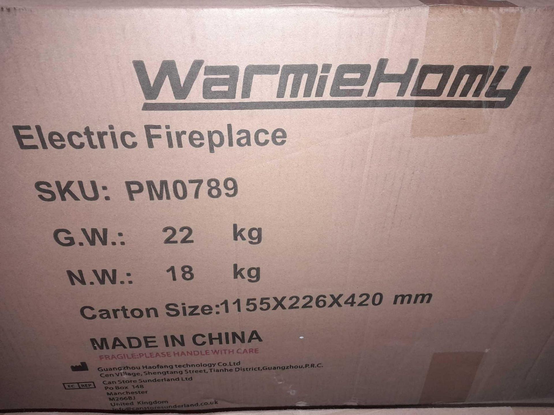 RRP £230 Boxed Wyndham Electric Inset 32.7Cm Fireplace - Image 2 of 2